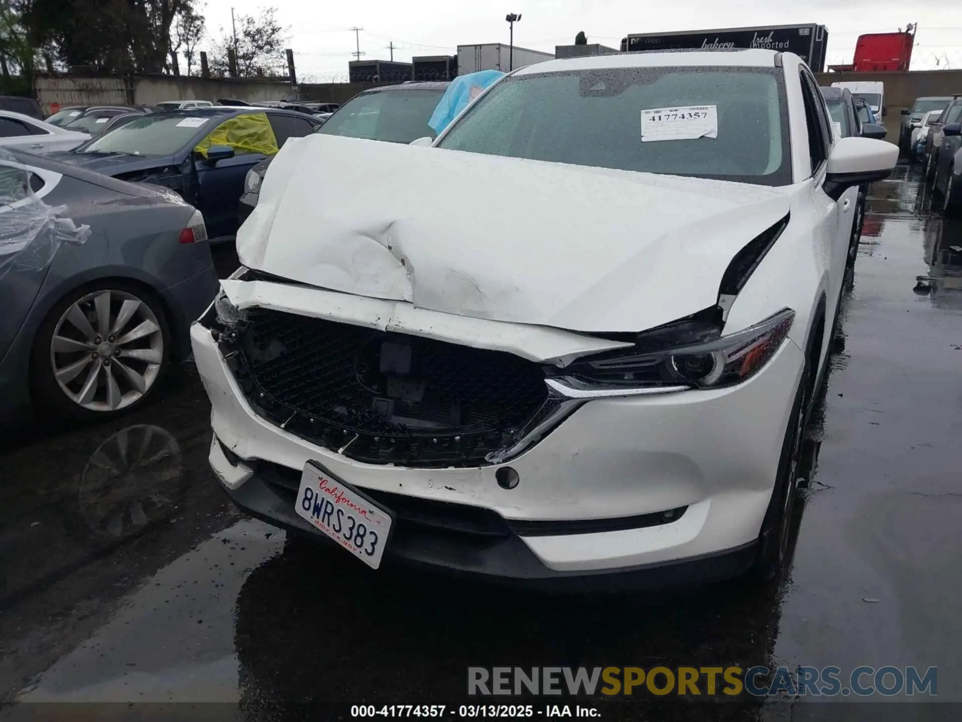 12 fotografías del automóvil dañado JM3KFADM2M0306706 MAZDA CX-5 2021