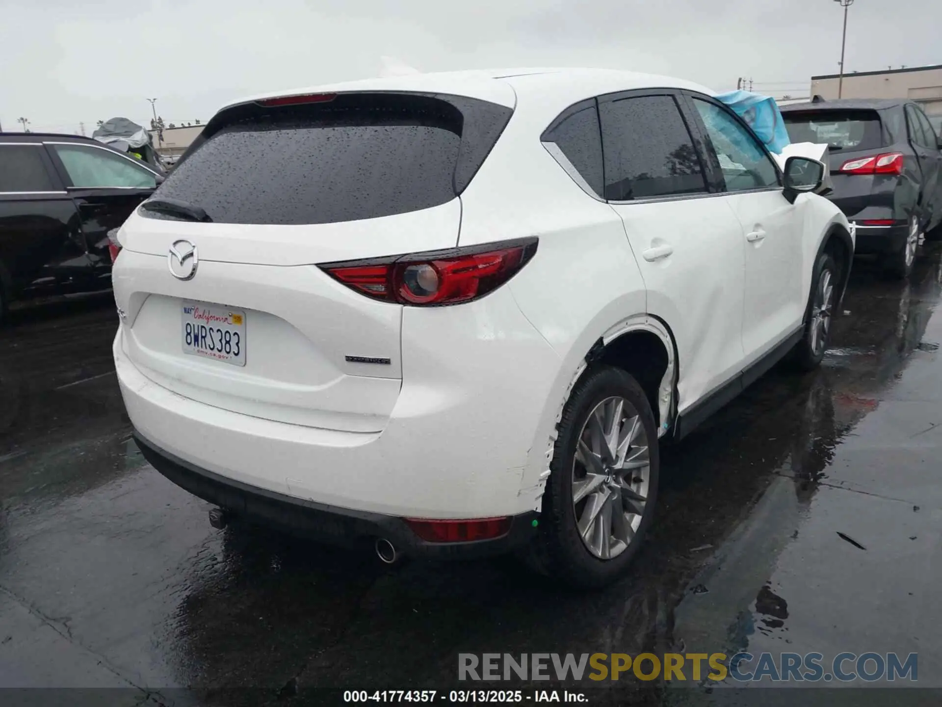 4 fotografías del automóvil dañado JM3KFADM2M0306706 MAZDA CX-5 2021