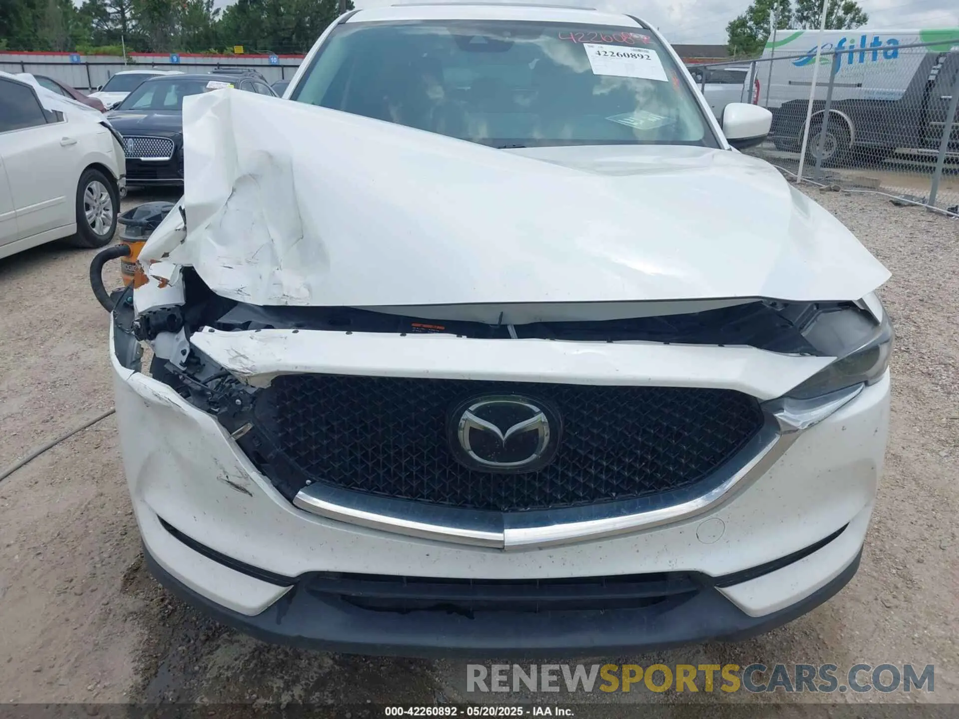 12 fotografías del automóvil dañado JM3KFADM2M1329879 MAZDA CX-5 2021