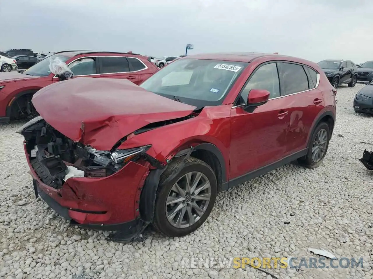1 fotografías del automóvil dañado JM3KFADM3M0478209 MAZDA CX-5 2021