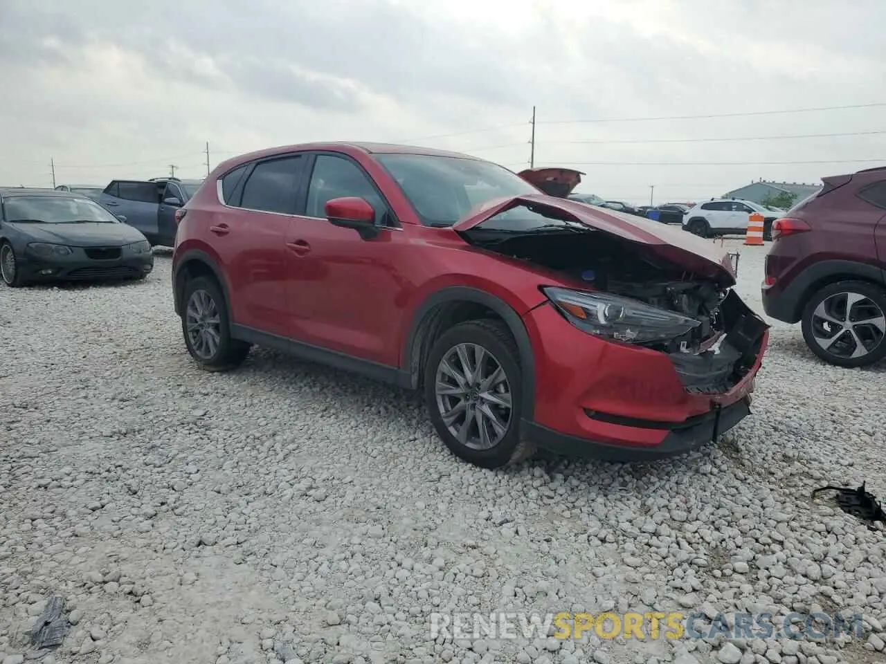 4 fotografías del automóvil dañado JM3KFADM3M0478209 MAZDA CX-5 2021