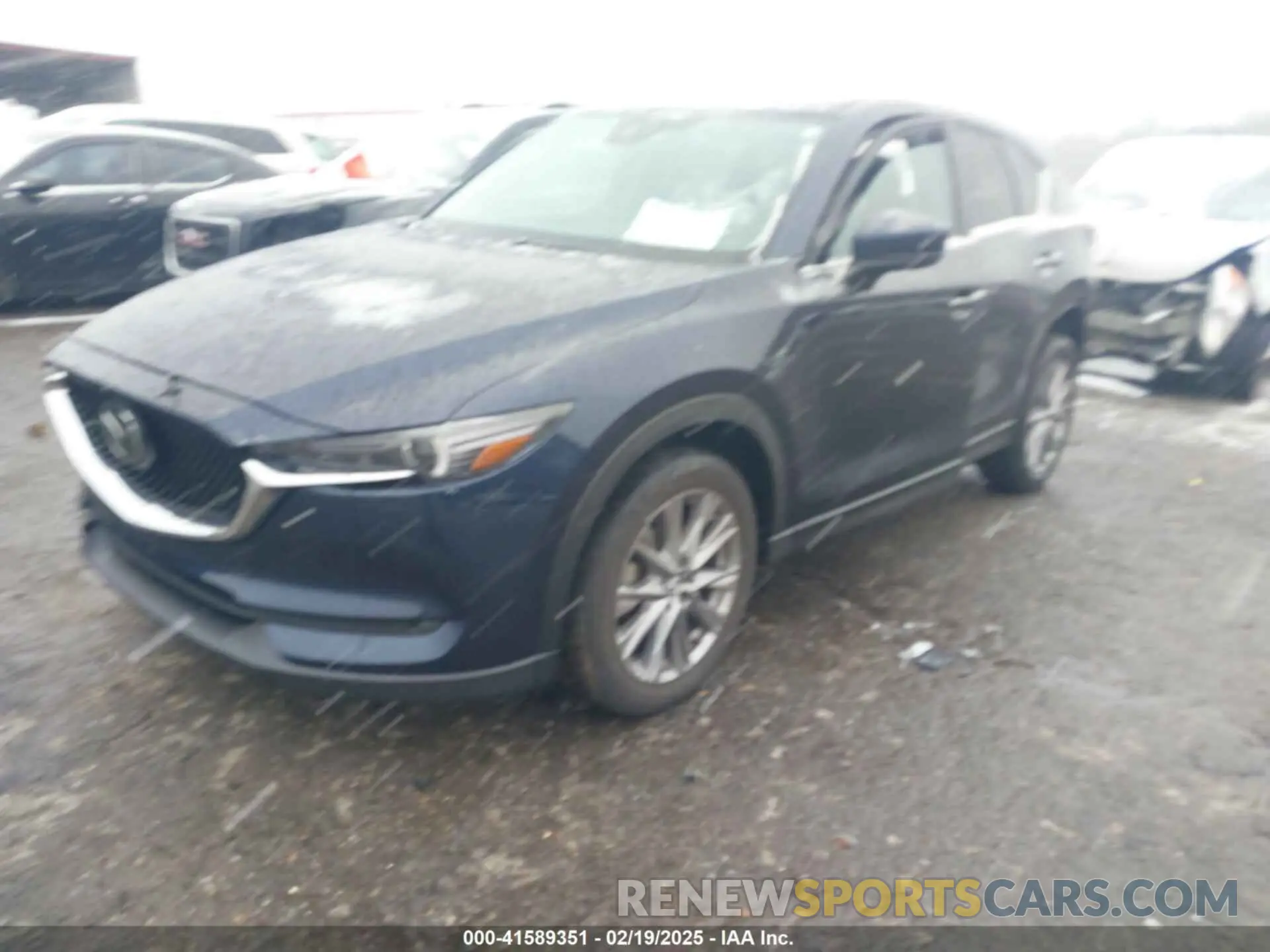 2 fotografías del automóvil dañado JM3KFADM7M0356310 MAZDA CX-5 2021