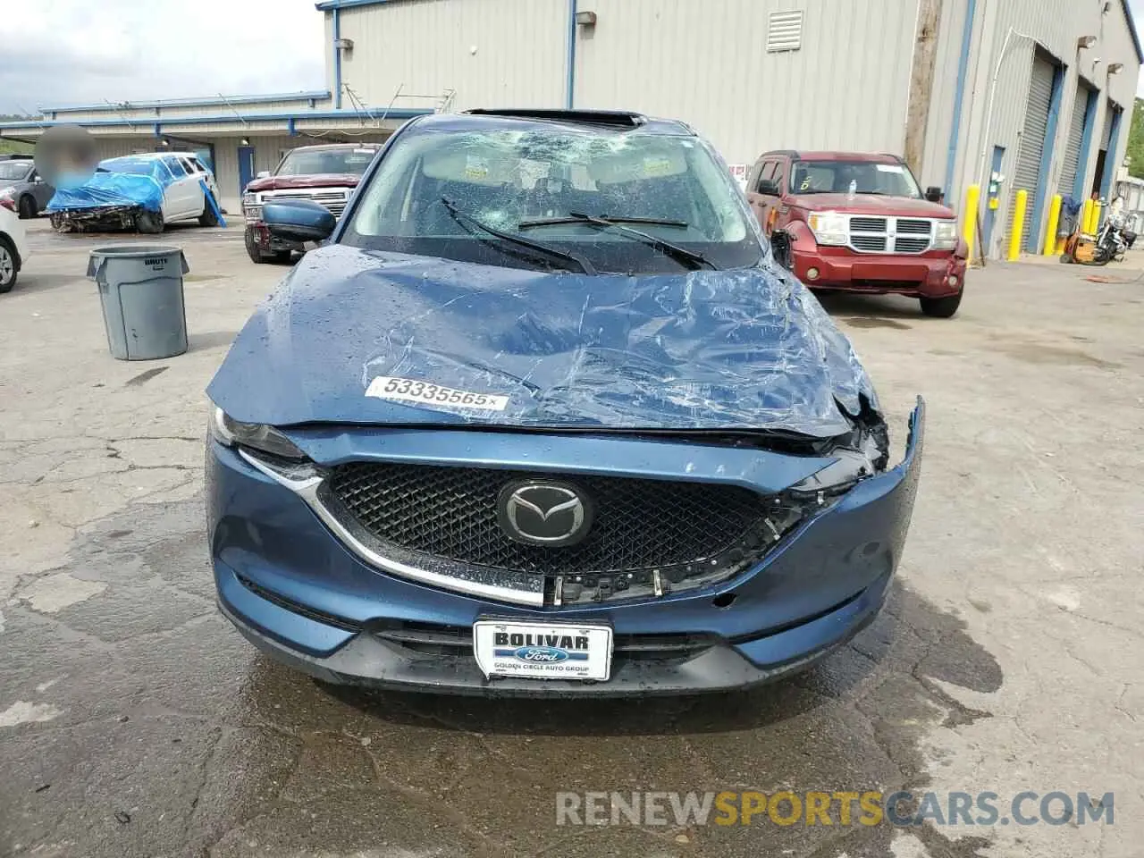 5 fotografías del automóvil dañado JM3KFADM8M1326582 MAZDA CX-5 2021