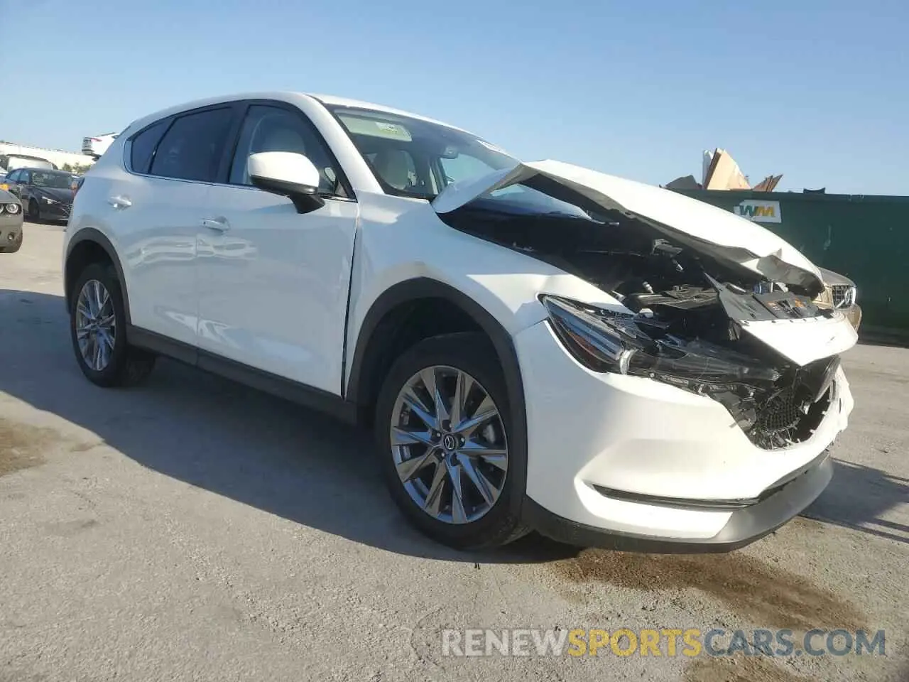 4 fotografías del automóvil dañado JM3KFADM9M0402185 MAZDA CX-5 2021