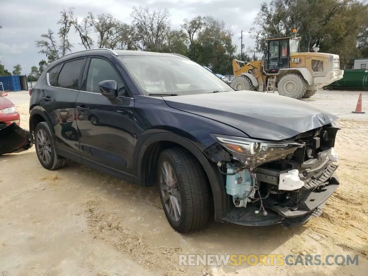4 fotografías del automóvil dañado JM3KFBAY4M0433972 MAZDA CX-5 2021