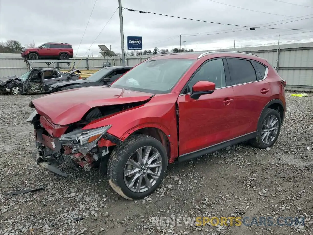 1 fotografías del automóvil dañado JM3KFBAY5M0313517 MAZDA CX-5 2021