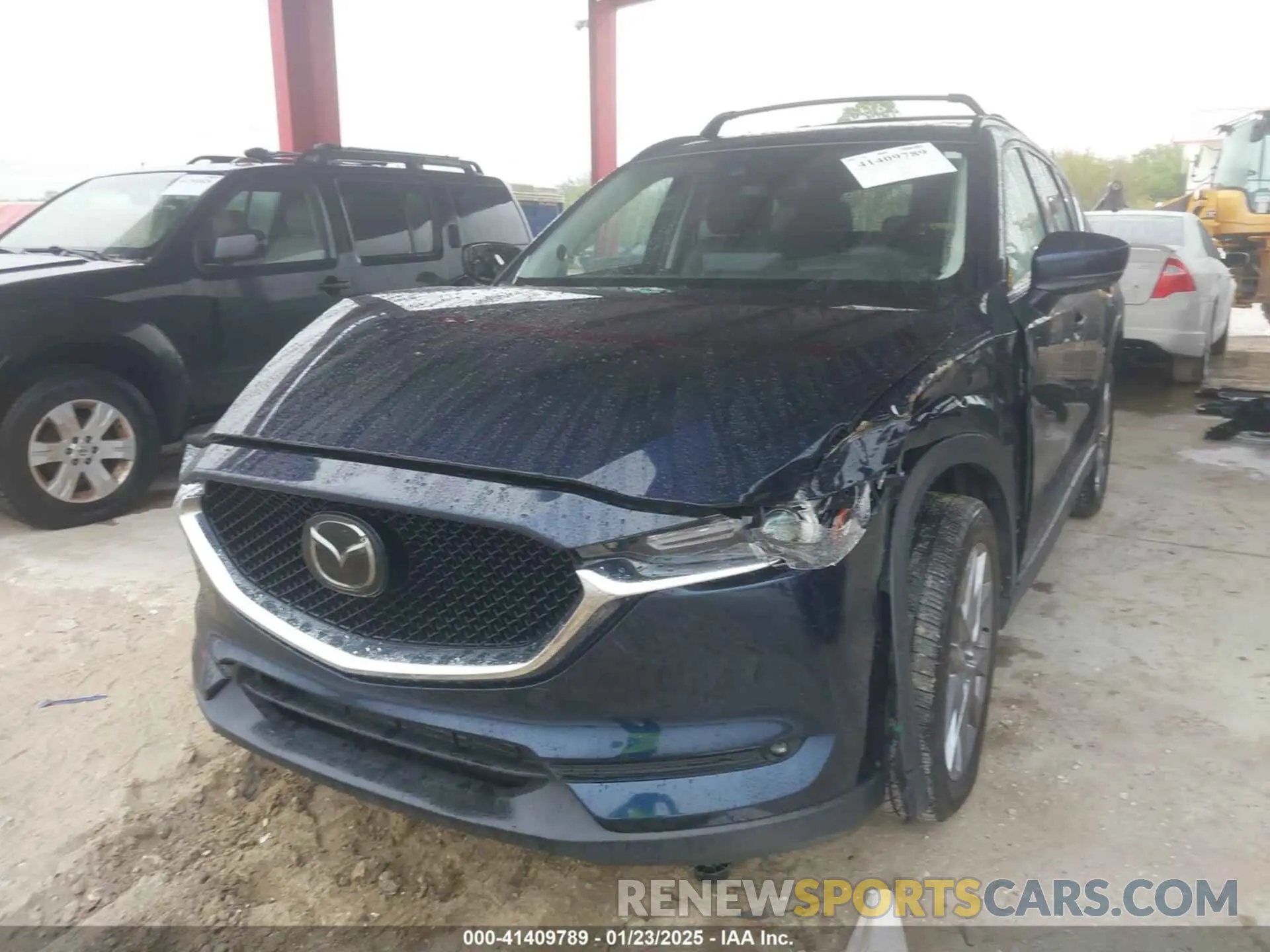 2 fotografías del automóvil dañado JM3KFBAY9M0454042 MAZDA CX-5 2021