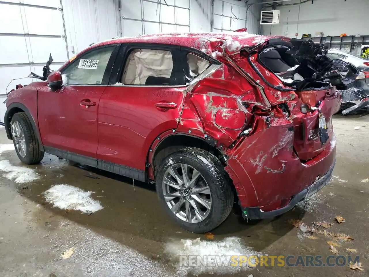 2 fotografías del automóvil dañado JM3KFBAY9M0457359 MAZDA CX-5 2021