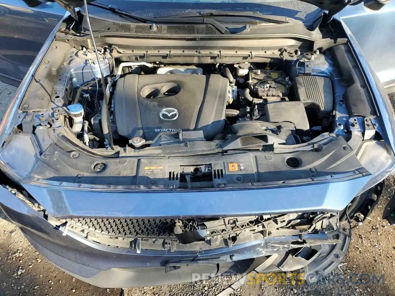 12 fotografías del automóvil dañado JM3KFBBM0M0403122 MAZDA CX-5 2021