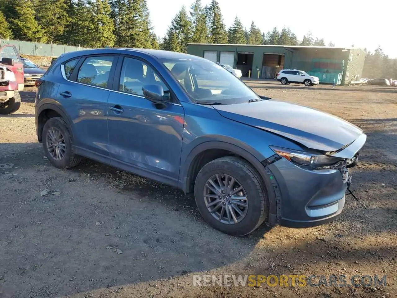 4 fotografías del automóvil dañado JM3KFBBM0M0403122 MAZDA CX-5 2021