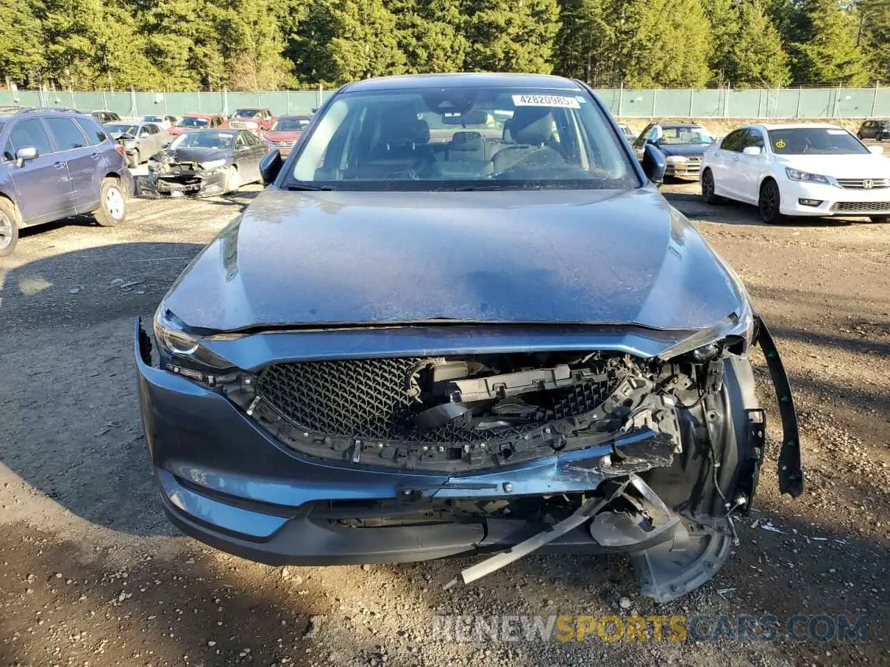 5 fotografías del automóvil dañado JM3KFBBM0M0403122 MAZDA CX-5 2021