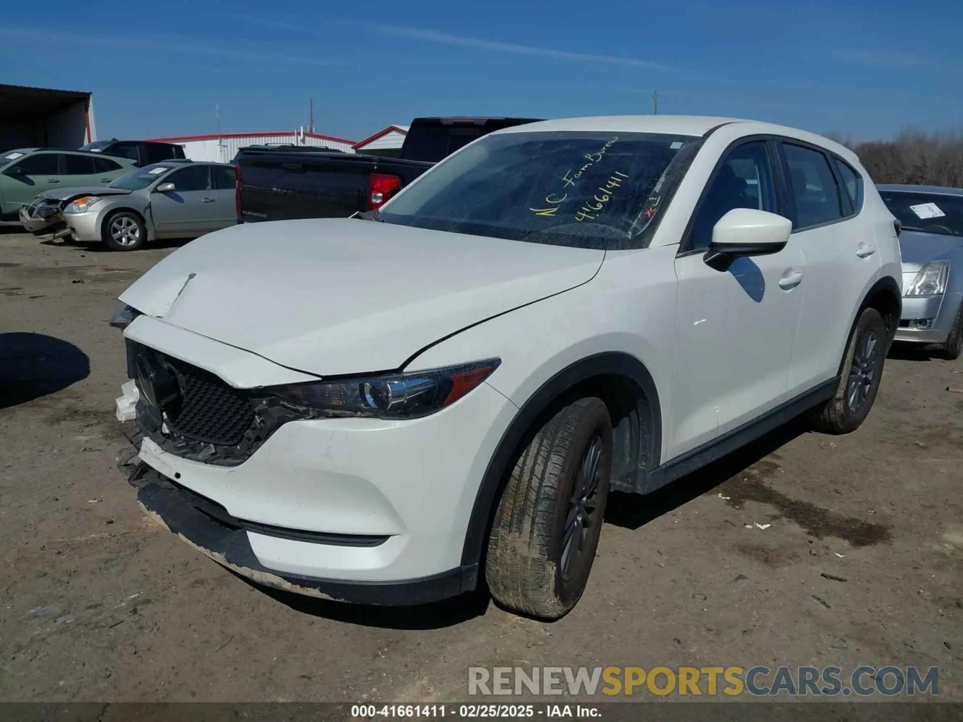 2 fotografías del automóvil dañado JM3KFBBM3M0408394 MAZDA CX-5 2021