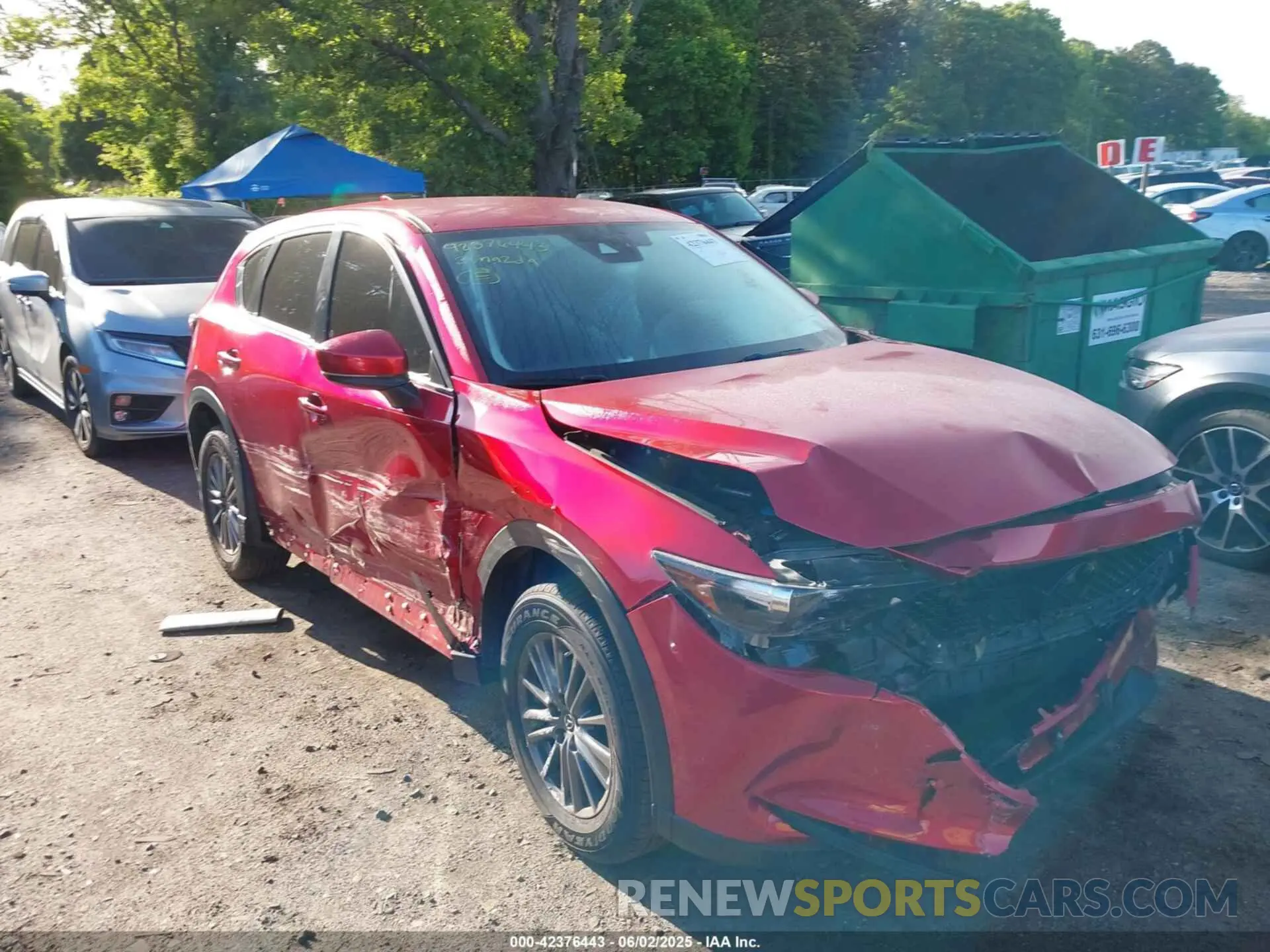 13 fotografías del automóvil dañado JM3KFBBM5M1300255 MAZDA CX-5 2021