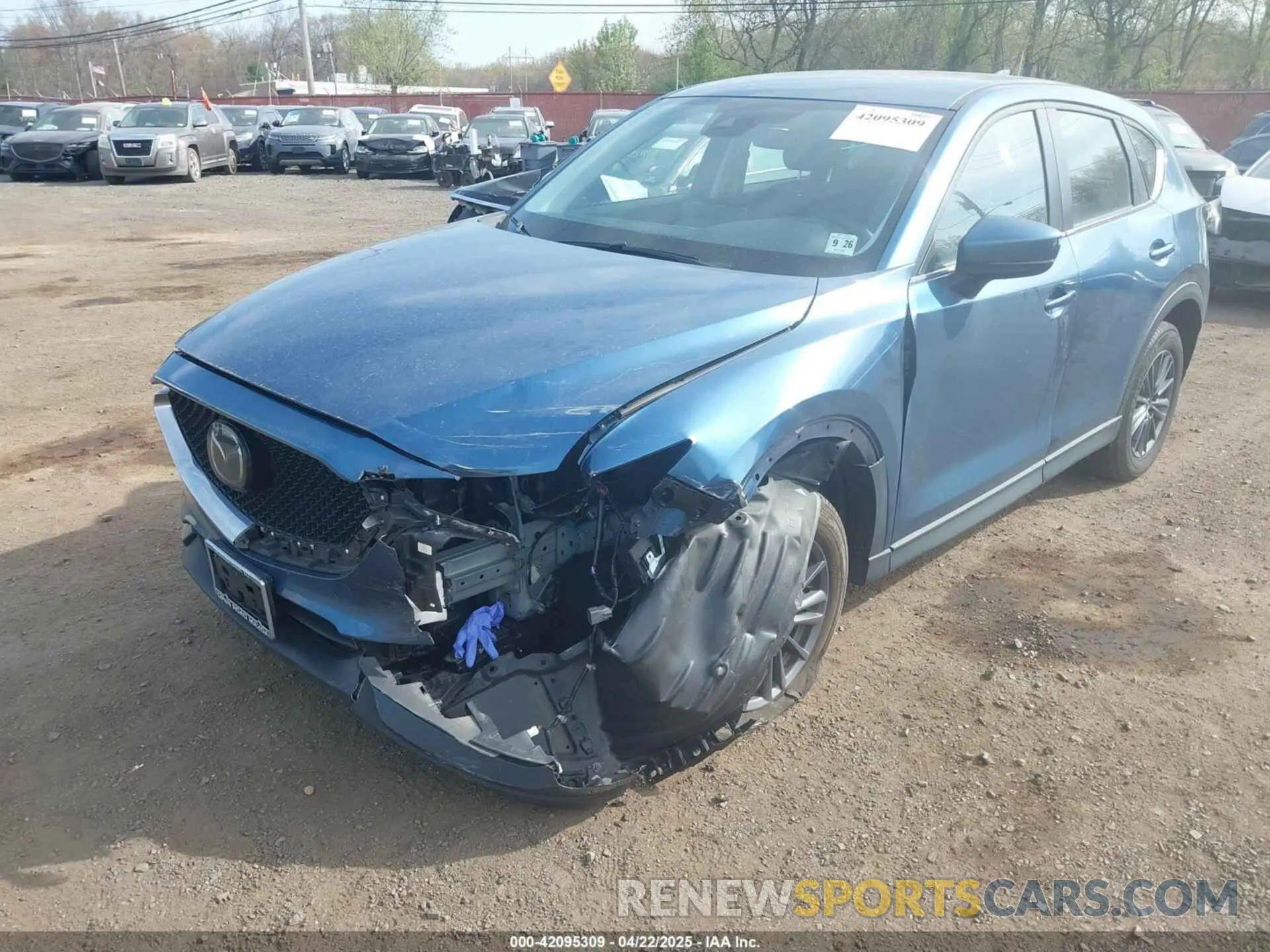 6 fotografías del automóvil dañado JM3KFBBM5M1313765 MAZDA CX-5 2021
