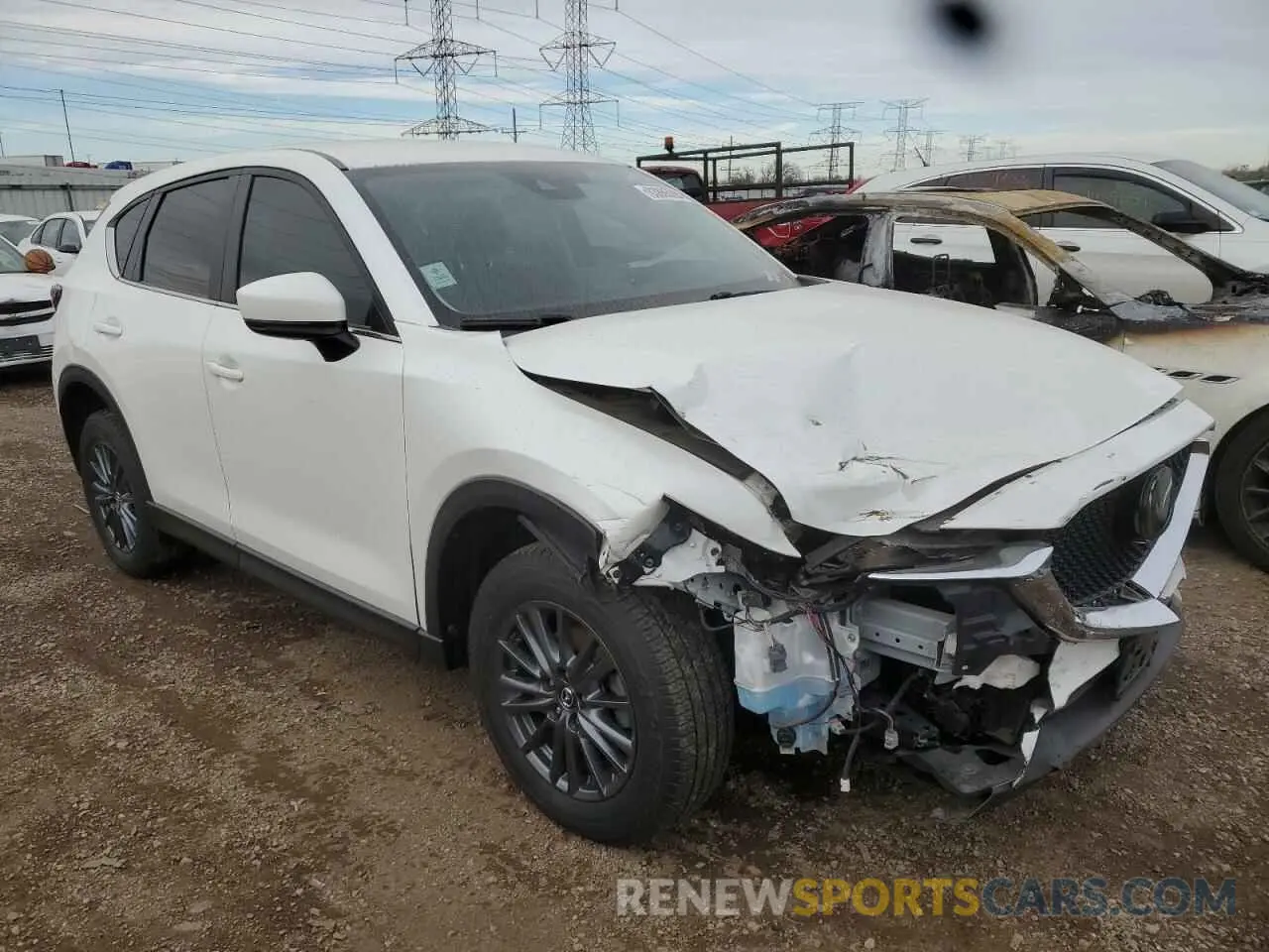 4 fotografías del automóvil dañado JM3KFBBM6M0398234 MAZDA CX-5 2021