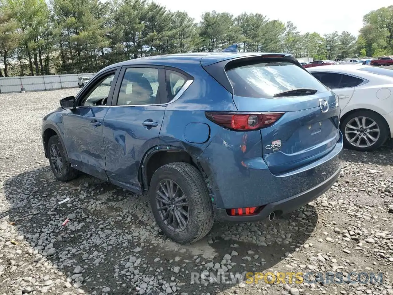 2 fotografías del automóvil dañado JM3KFBBMXM0402267 MAZDA CX-5 2021