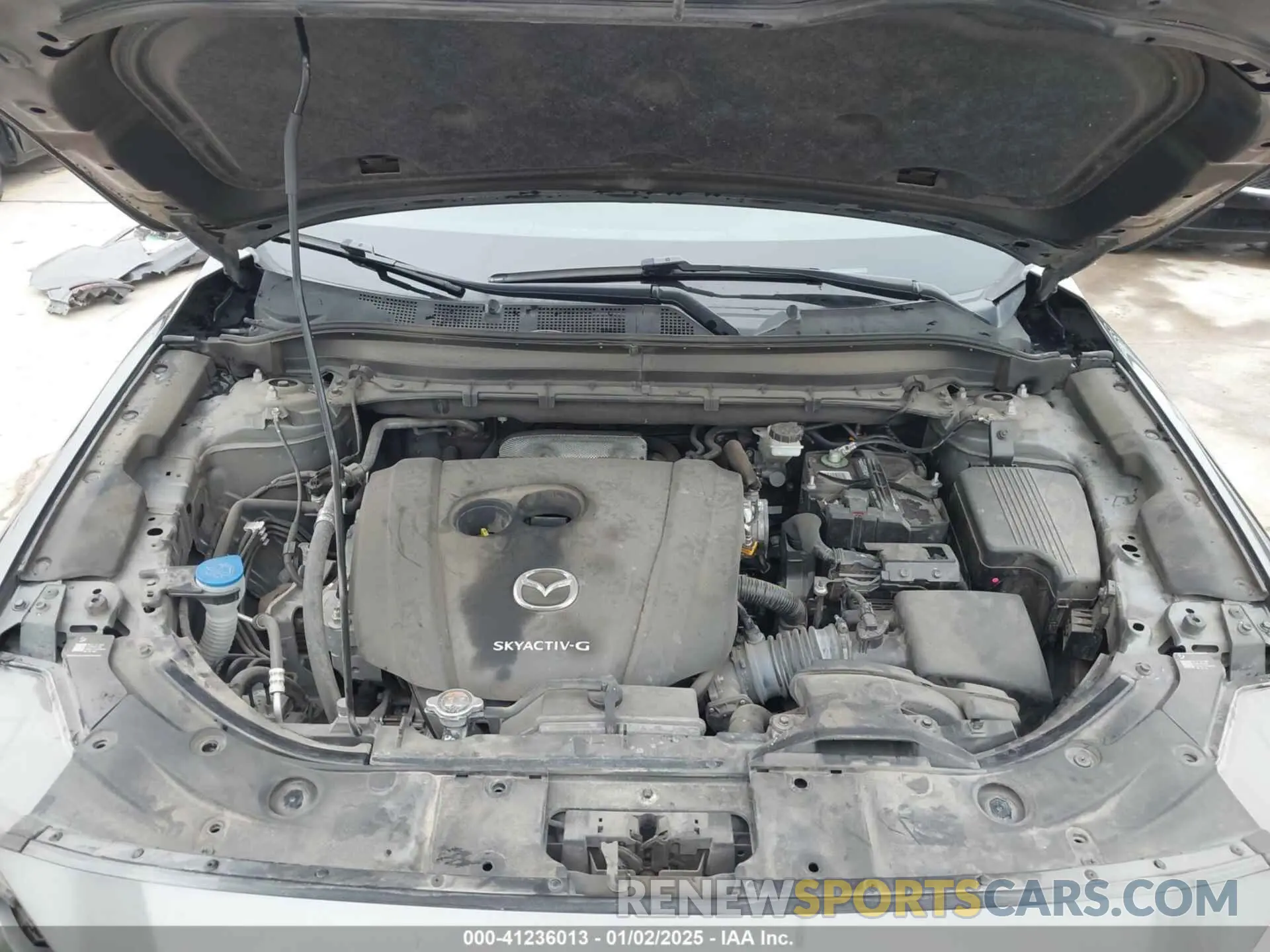 10 fotografías del automóvil dañado JM3KFBCM0M0342210 MAZDA CX-5 2021