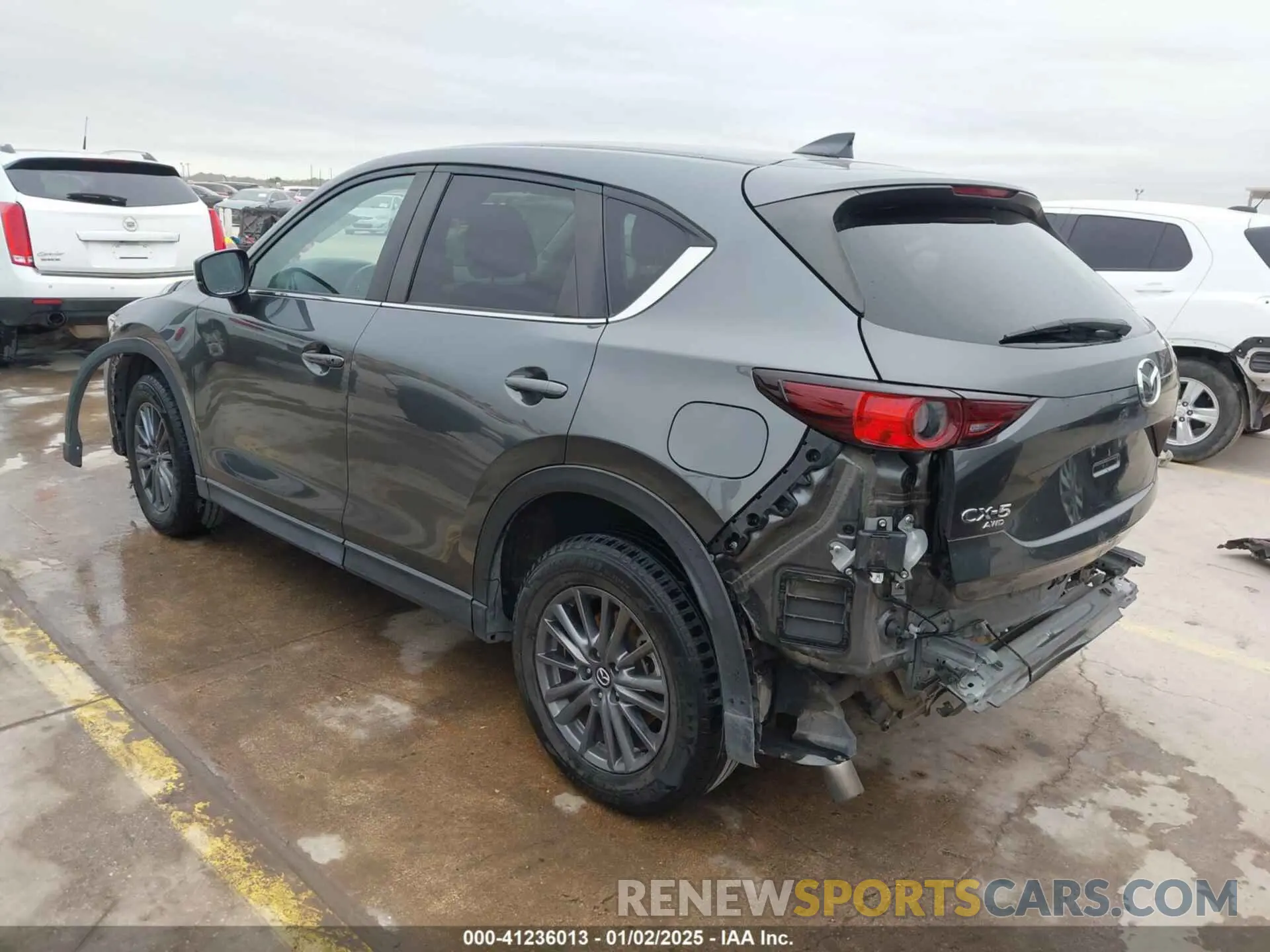 3 fotografías del automóvil dañado JM3KFBCM0M0342210 MAZDA CX-5 2021
