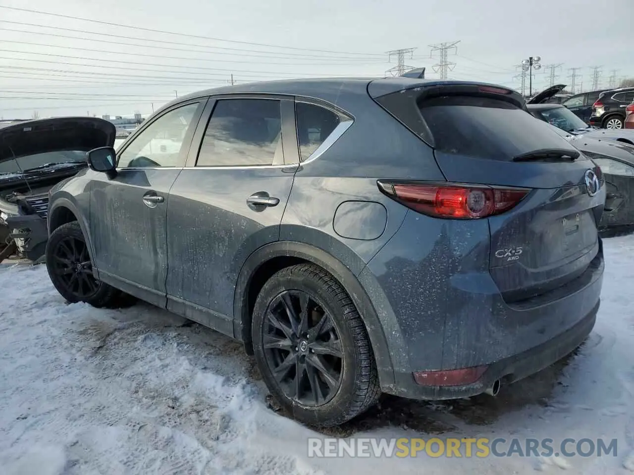 2 fotografías del automóvil dañado JM3KFBCM0M0395988 MAZDA CX-5 2021