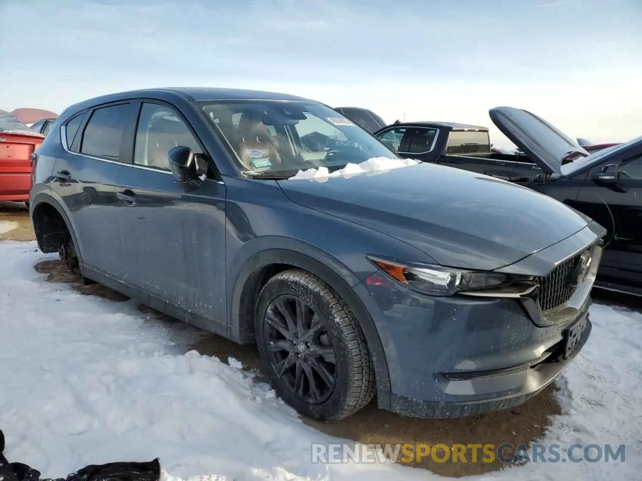 4 fotografías del automóvil dañado JM3KFBCM0M0395988 MAZDA CX-5 2021