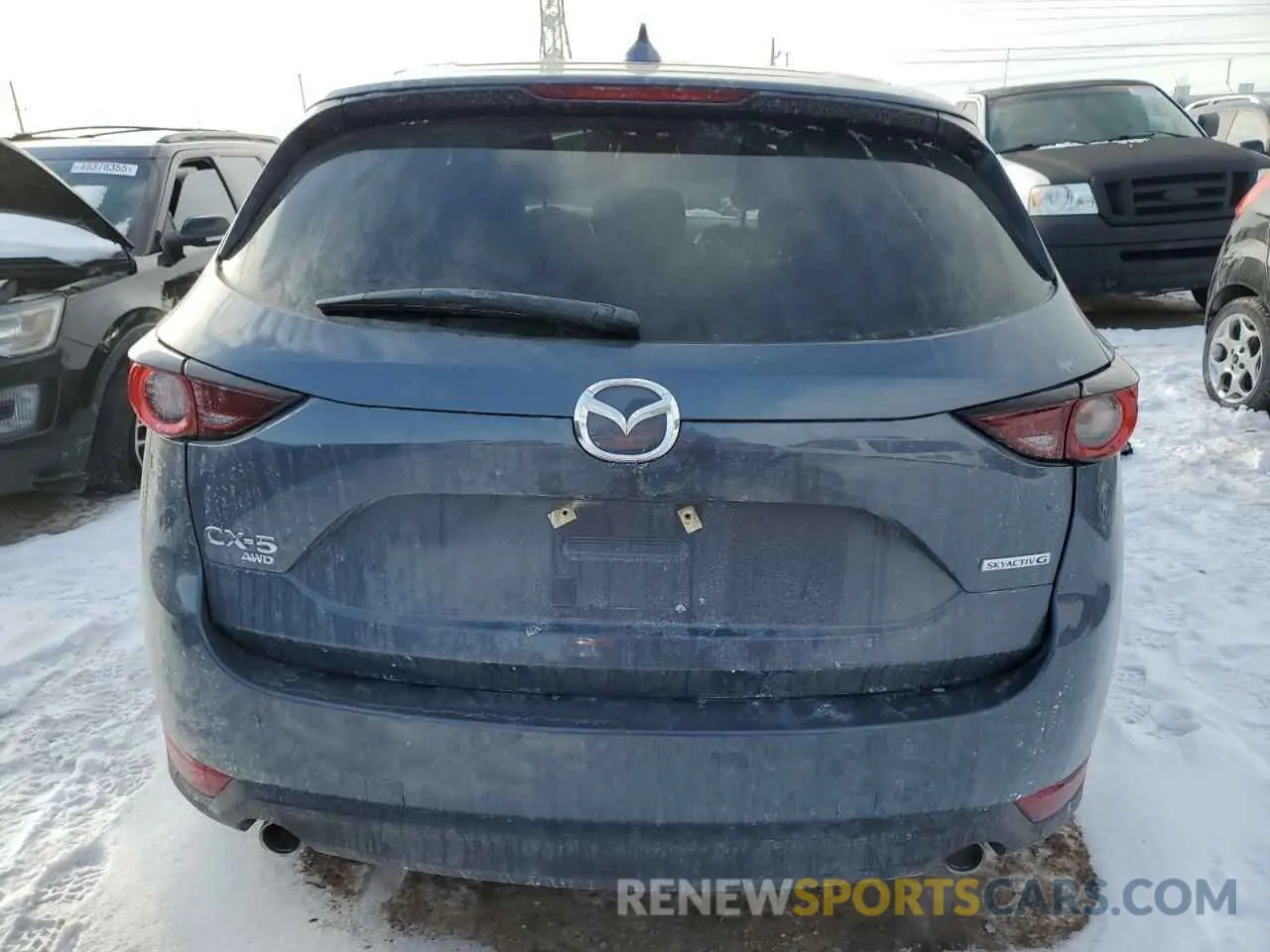 6 fotografías del automóvil dañado JM3KFBCM0M0395988 MAZDA CX-5 2021