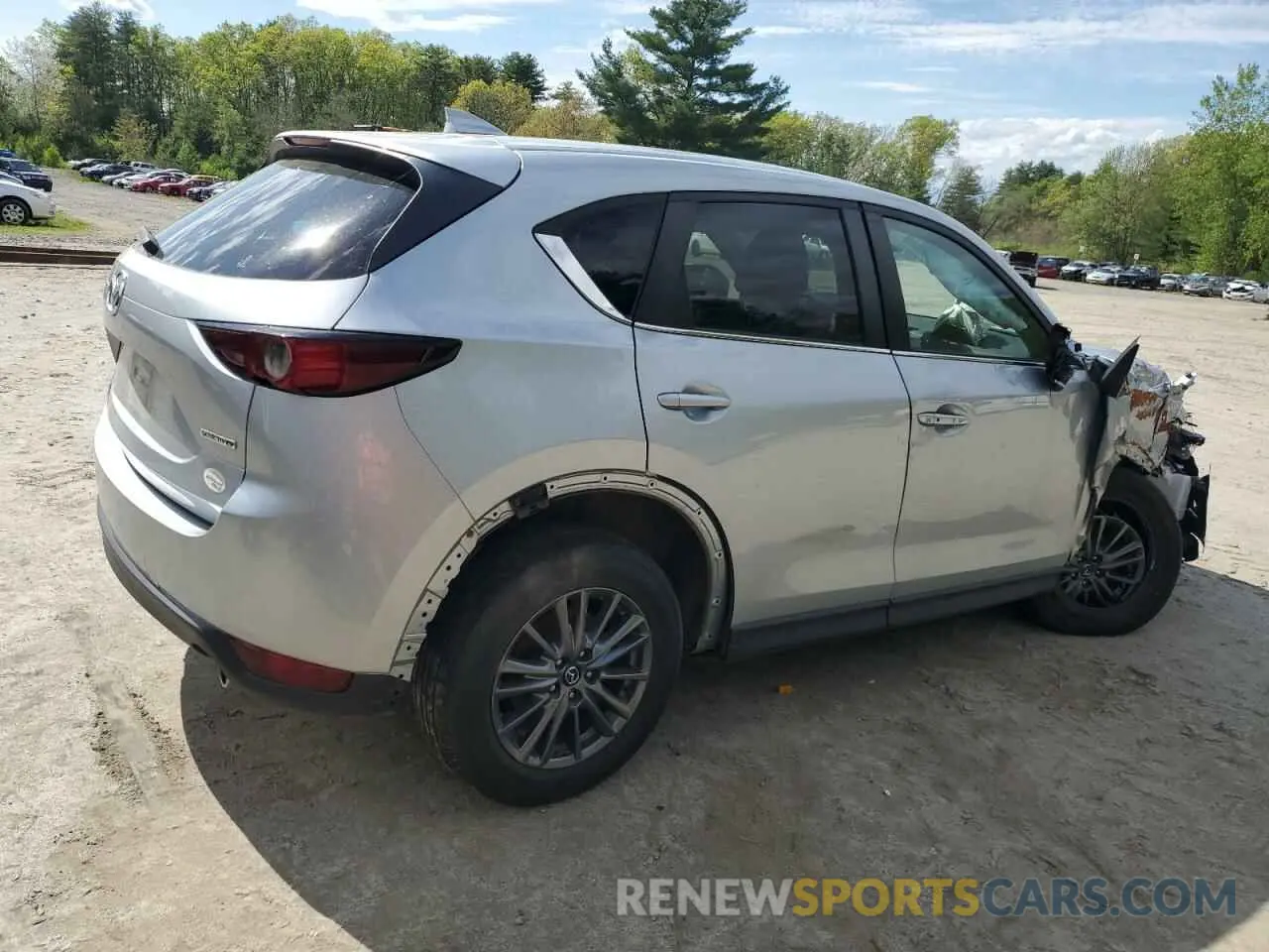 3 fotografías del automóvil dañado JM3KFBCM1M0343804 MAZDA CX-5 2021