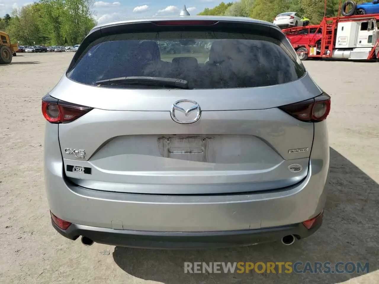 6 fotografías del automóvil dañado JM3KFBCM1M0343804 MAZDA CX-5 2021