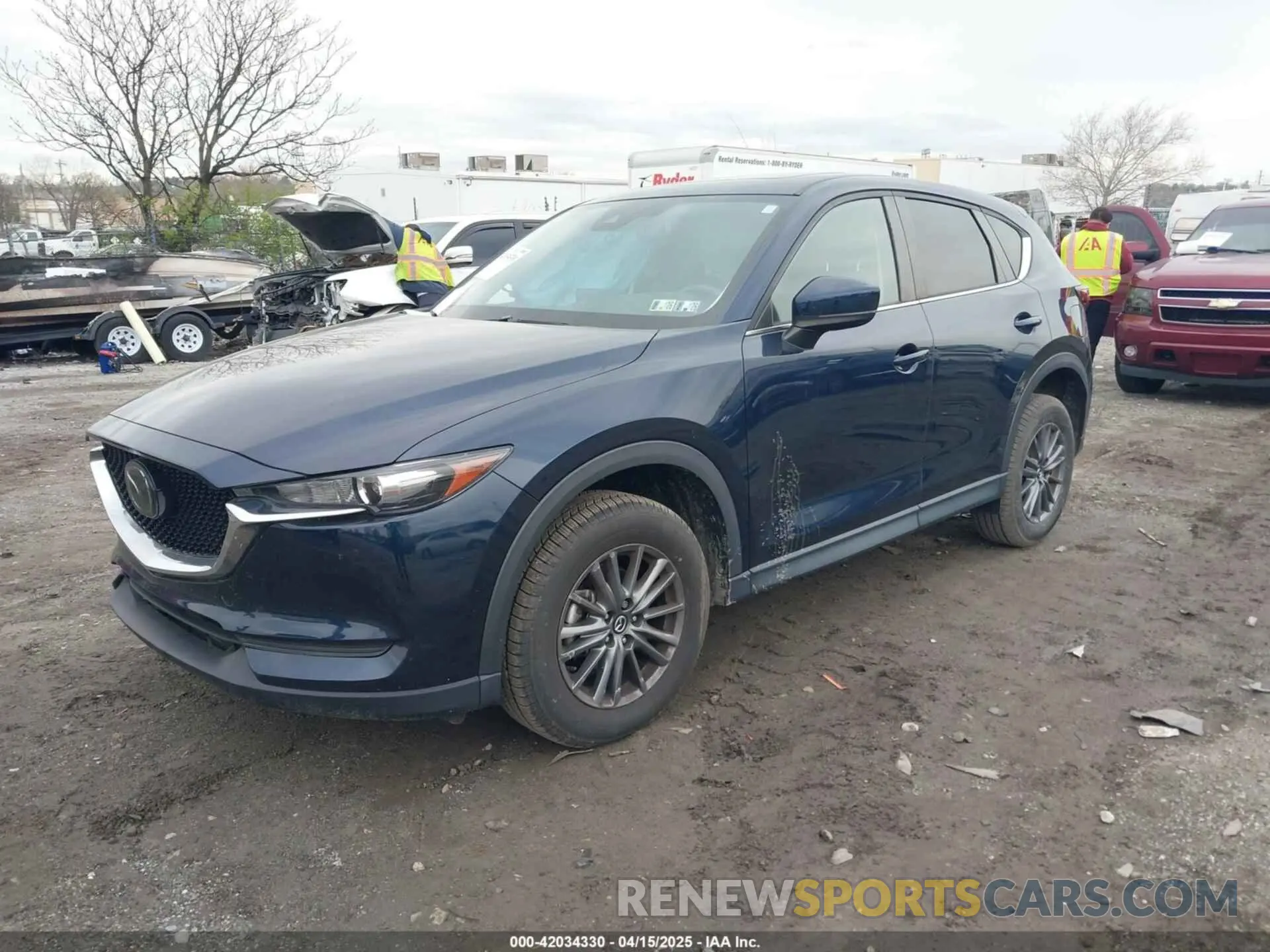 2 fotografías del automóvil dañado JM3KFBCM1M1336457 MAZDA CX-5 2021