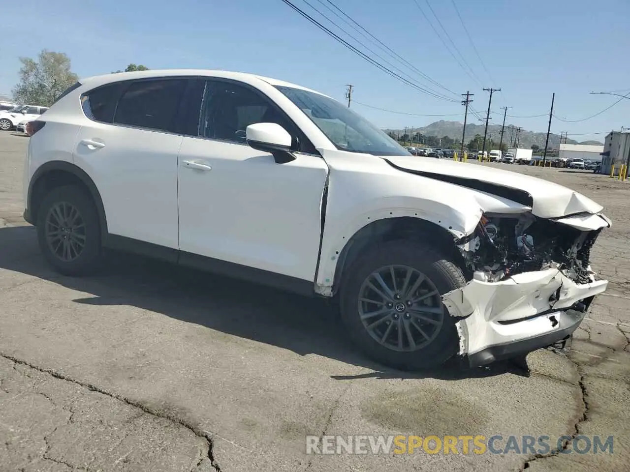 4 fotografías del automóvil dañado JM3KFBCM1M1491946 MAZDA CX-5 2021