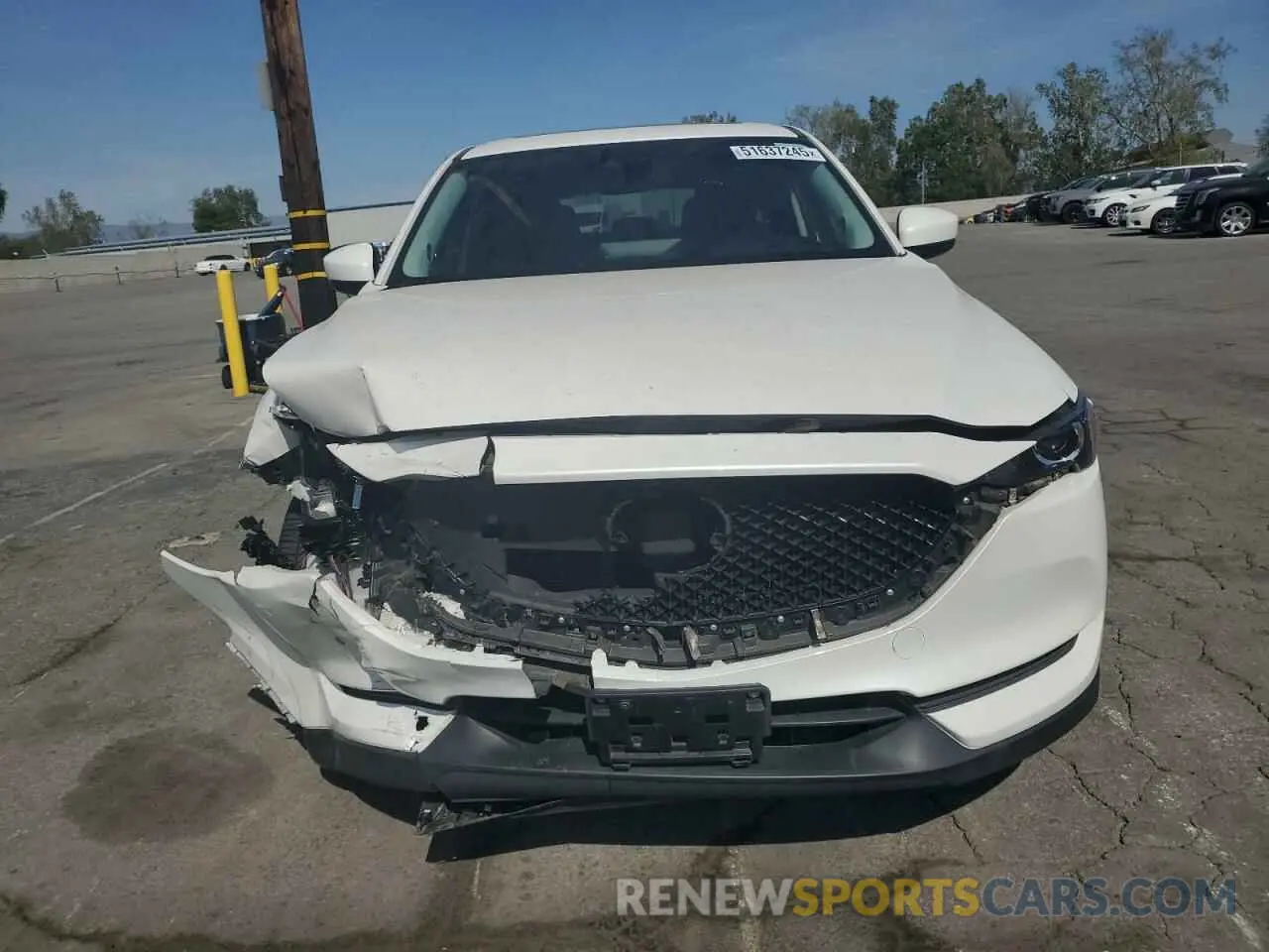 5 fotografías del automóvil dañado JM3KFBCM1M1491946 MAZDA CX-5 2021