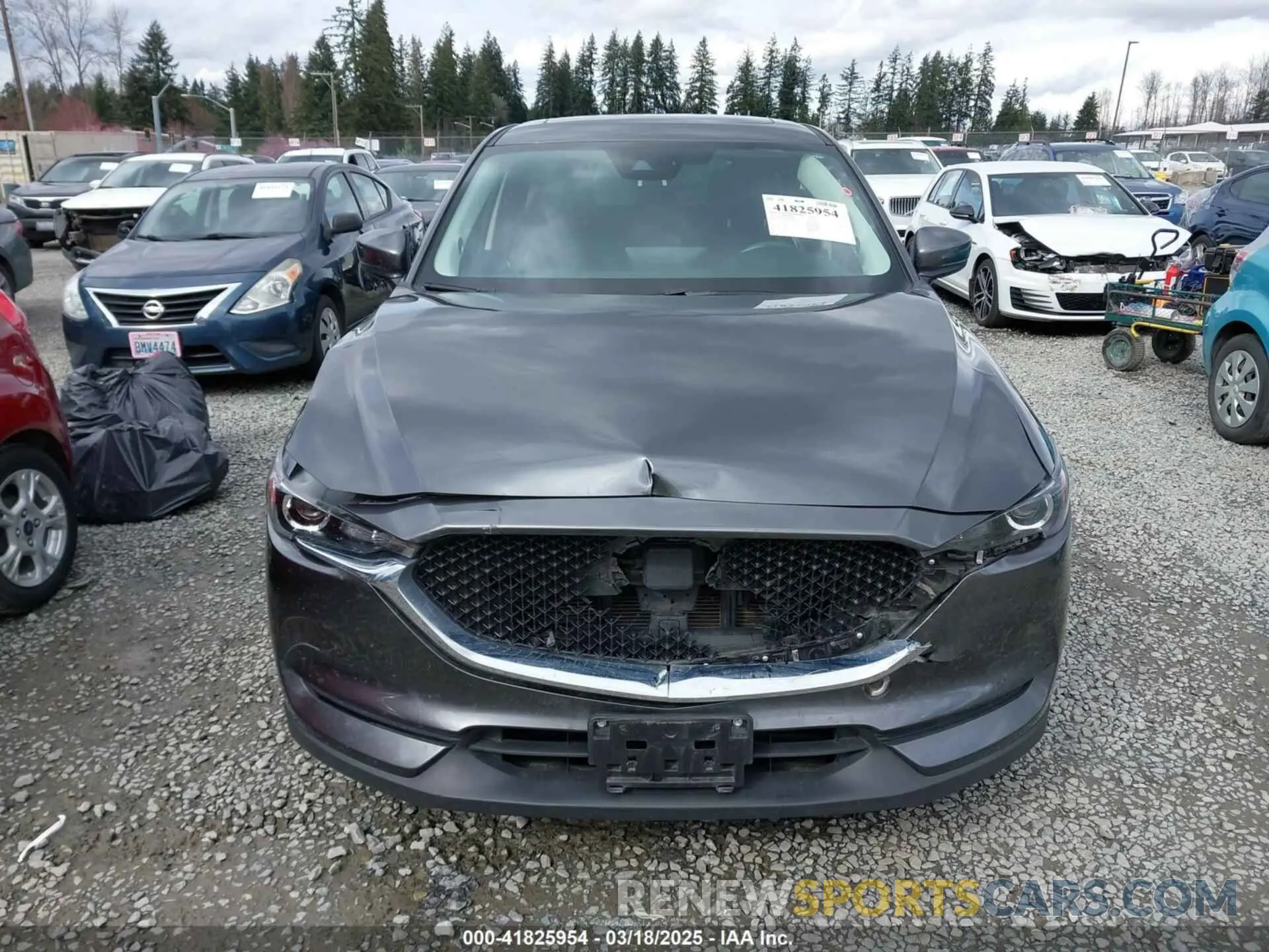 12 fotografías del automóvil dañado JM3KFBCM2M0484011 MAZDA CX-5 2021