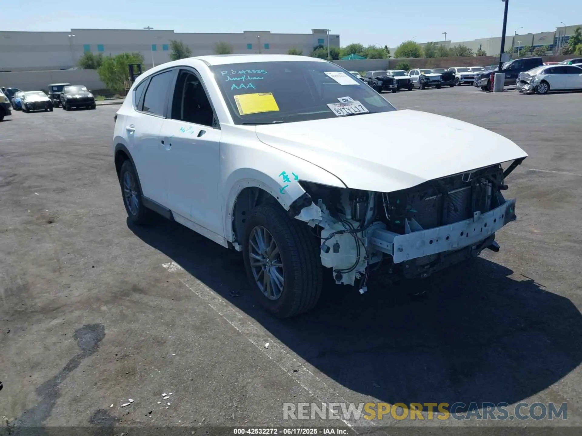 1 fotografías del automóvil dañado JM3KFBCM2M0487832 MAZDA CX-5 2021