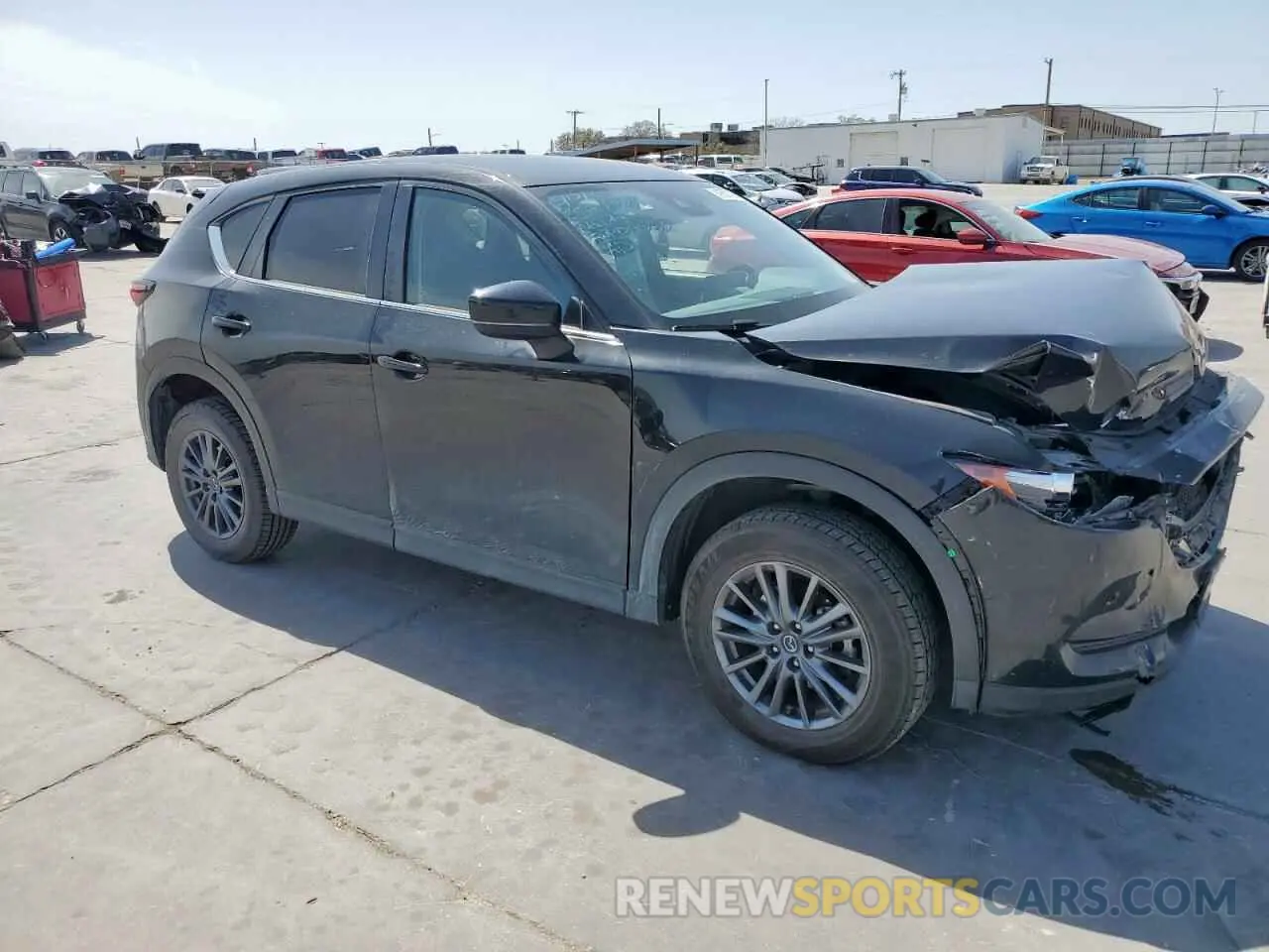4 fotografías del automóvil dañado JM3KFBCM3M0343447 MAZDA CX-5 2021