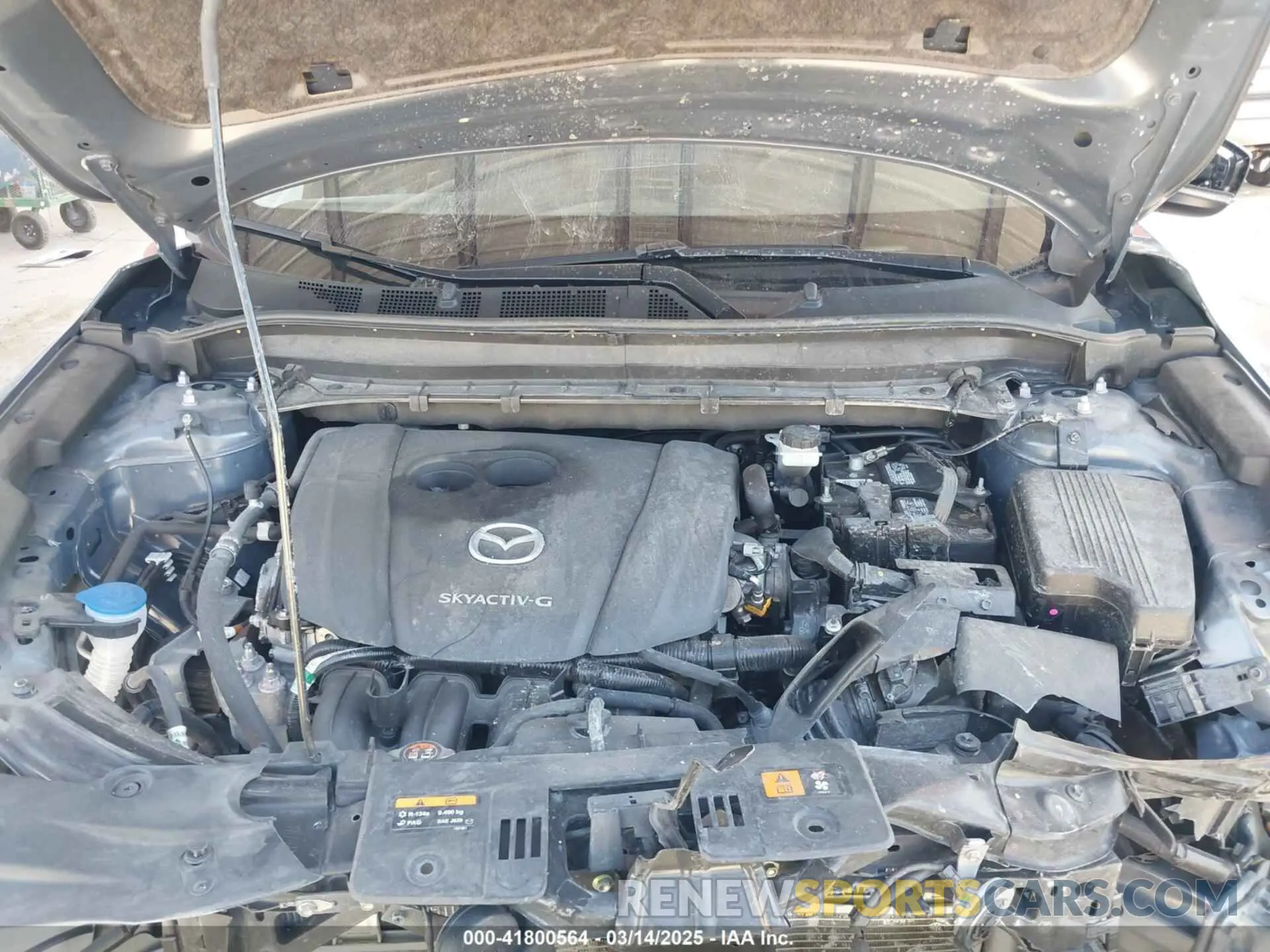 10 fotografías del automóvil dañado JM3KFBCM3M0406787 MAZDA CX-5 2021