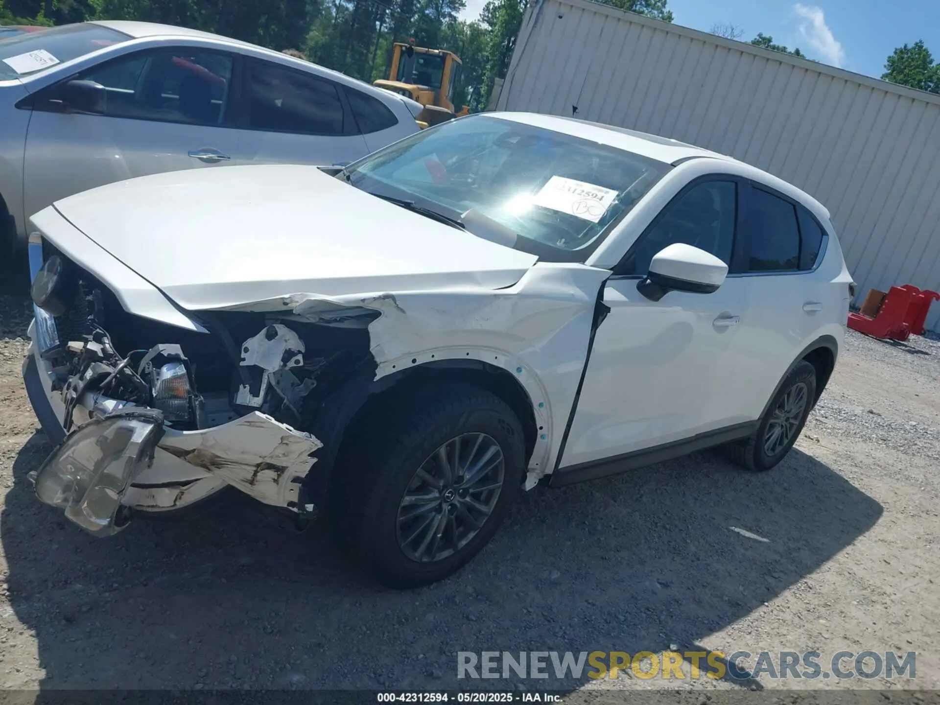 14 fotografías del automóvil dañado JM3KFBCM3M1363742 MAZDA CX-5 2021