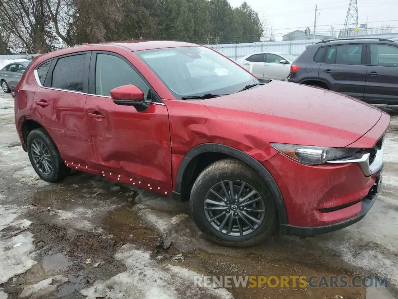 4 fotografías del automóvil dañado JM3KFBCM4M0116543 MAZDA CX-5 2021
