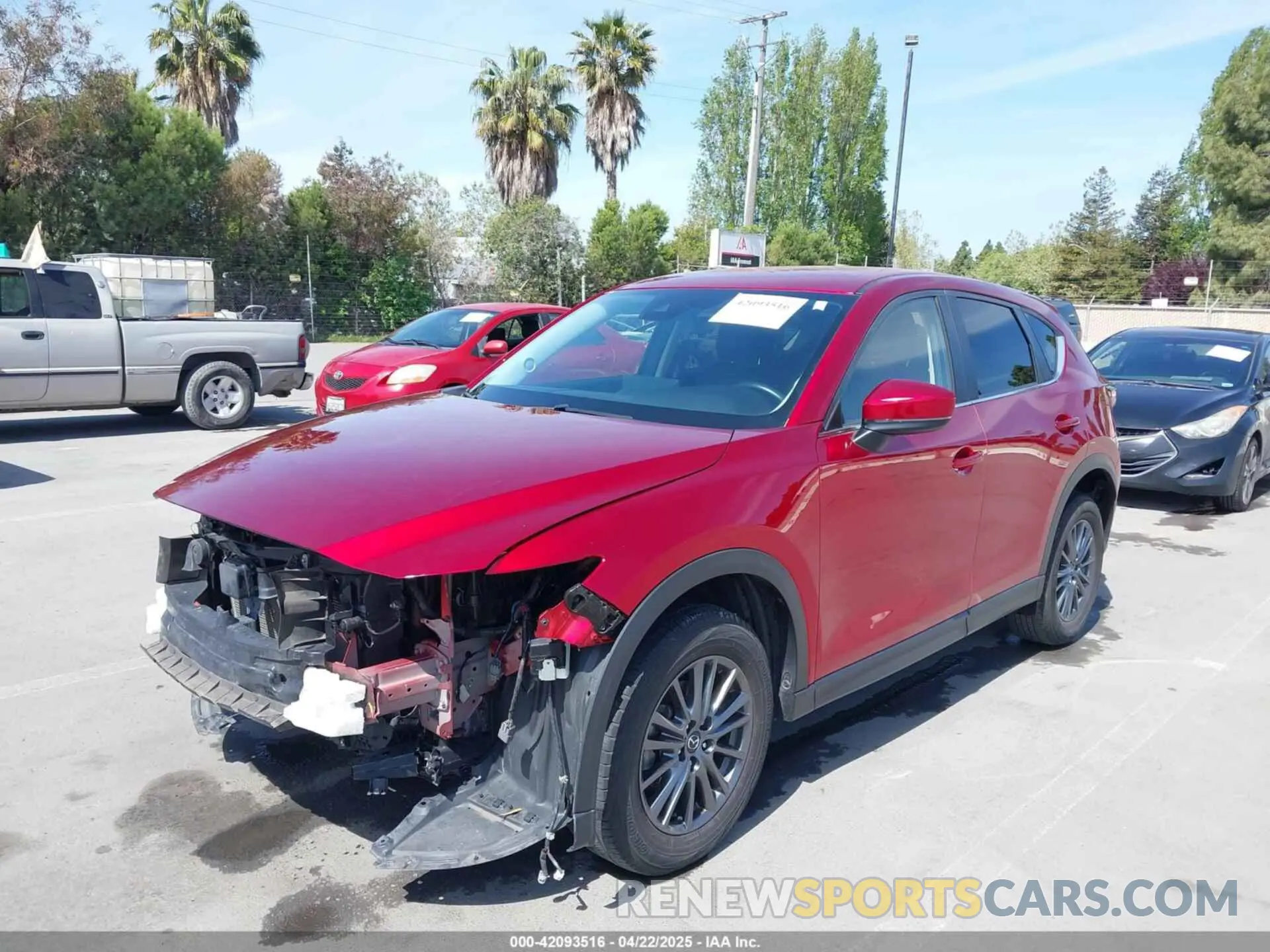 6 fotografías del automóvil dañado JM3KFBCM4M0449664 MAZDA CX-5 2021