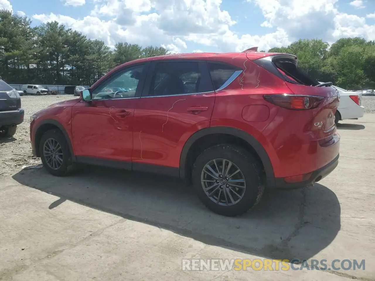 2 fotografías del automóvil dañado JM3KFBCM4M1488796 MAZDA CX-5 2021