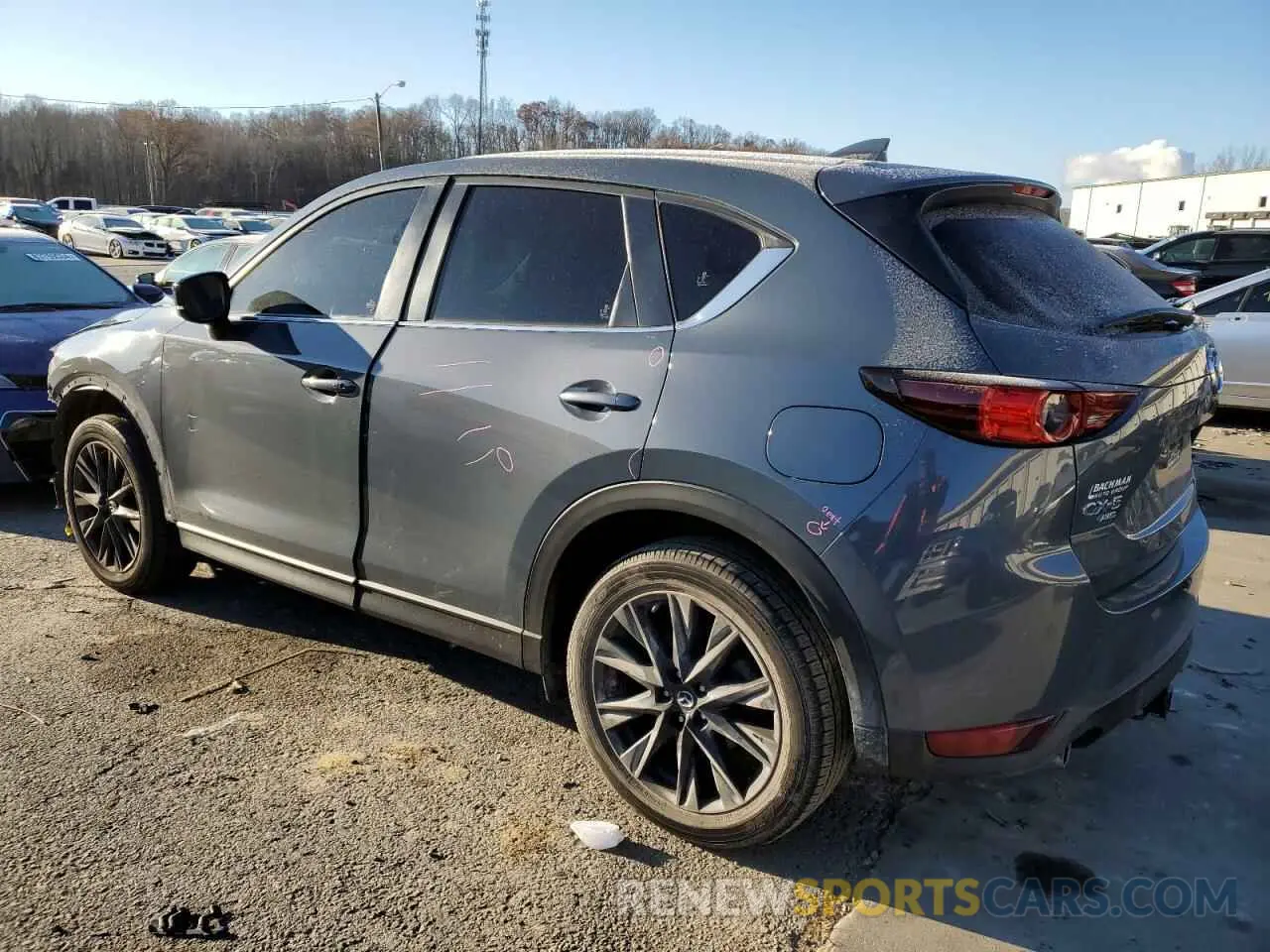 2 fotografías del automóvil dañado JM3KFBCM5M0396053 MAZDA CX-5 2021