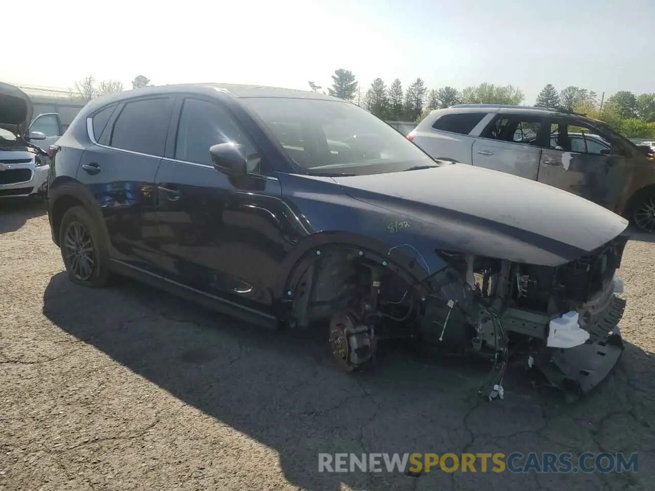 4 fotografías del automóvil dañado JM3KFBCM5M0410663 MAZDA CX-5 2021