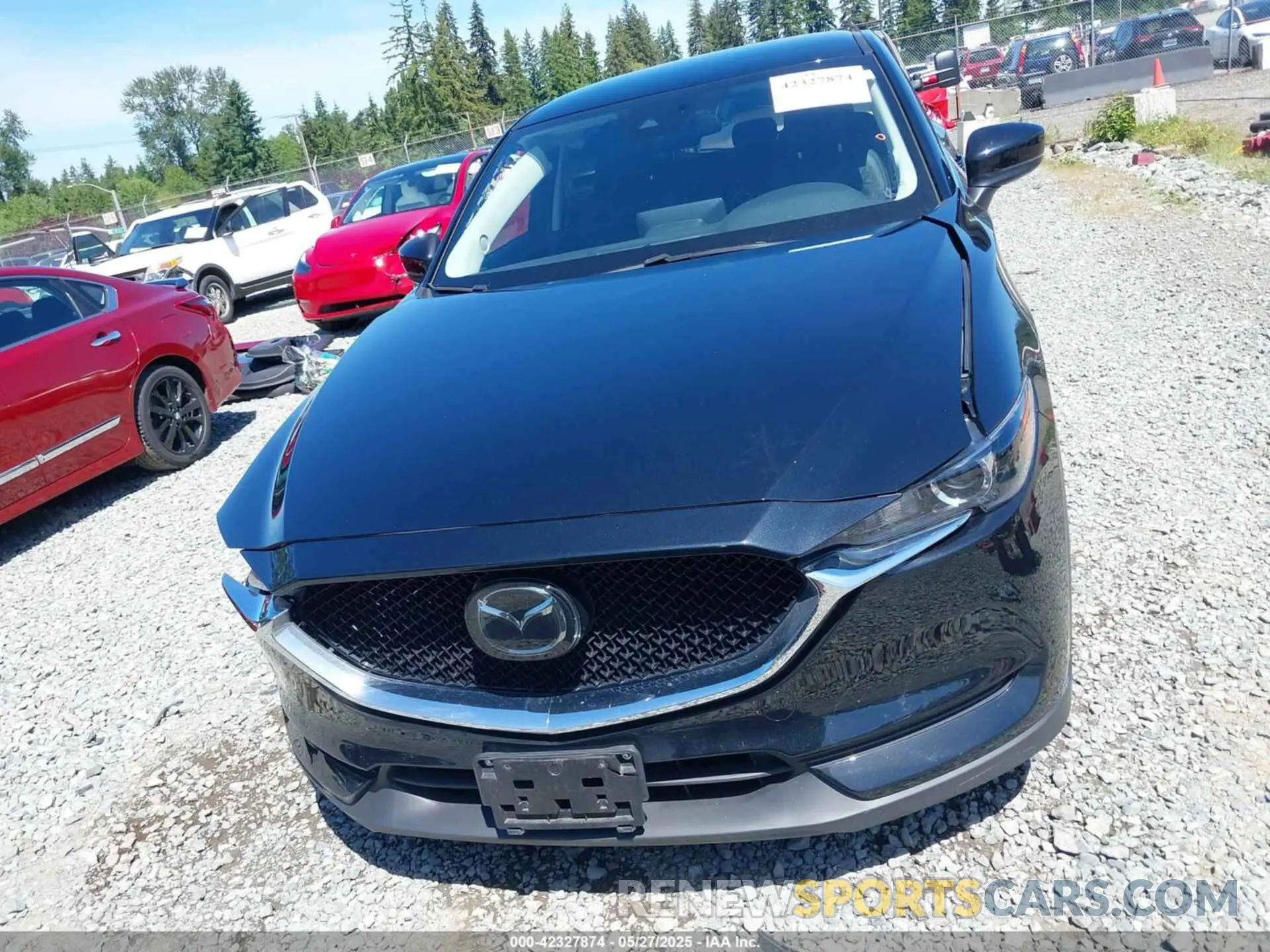12 fotografías del automóvil dañado JM3KFBCM5M0443016 MAZDA CX-5 2021