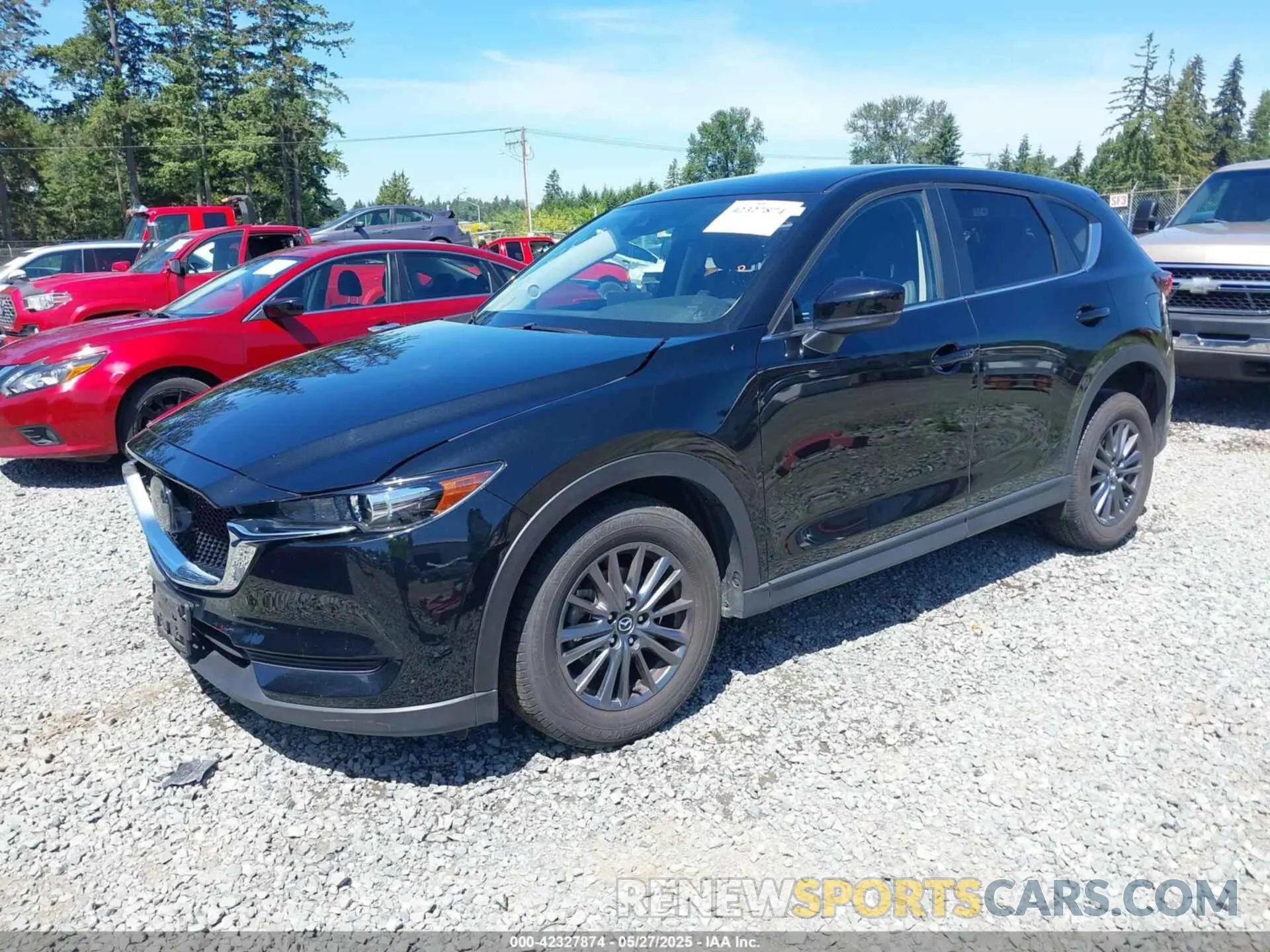 2 fotografías del automóvil dañado JM3KFBCM5M0443016 MAZDA CX-5 2021
