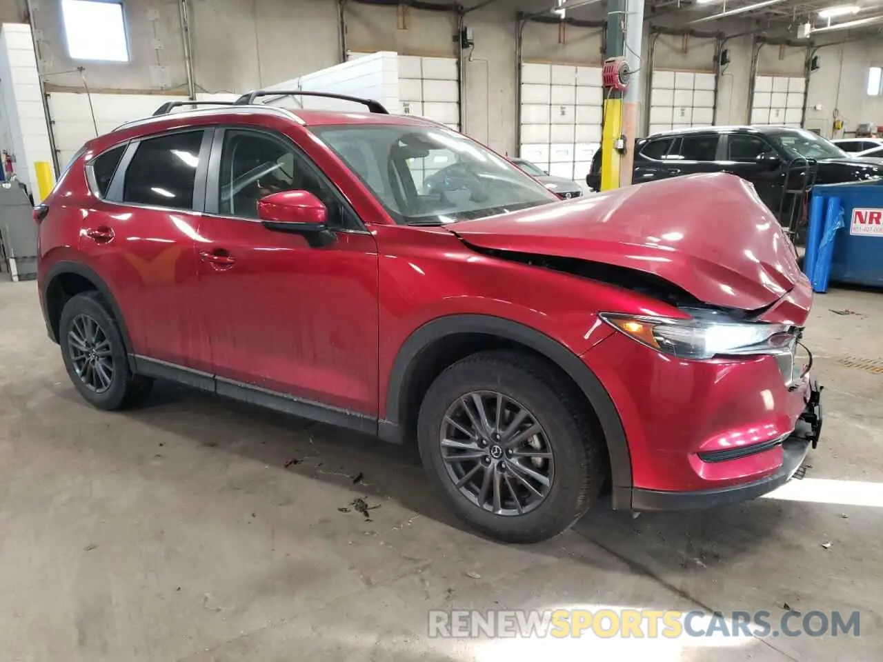 4 fotografías del automóvil dañado JM3KFBCM5M0481989 MAZDA CX-5 2021