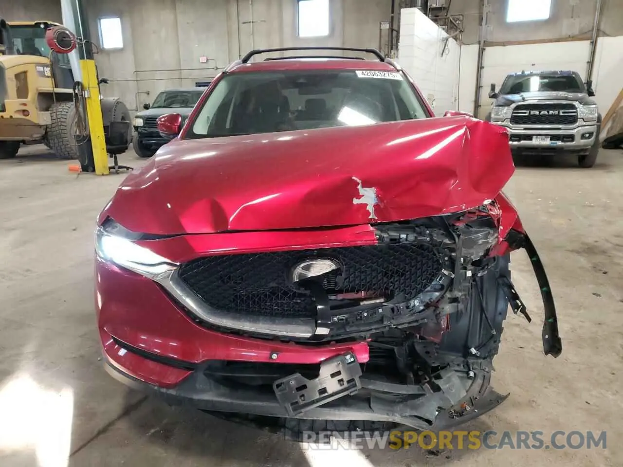 5 fotografías del automóvil dañado JM3KFBCM5M0481989 MAZDA CX-5 2021