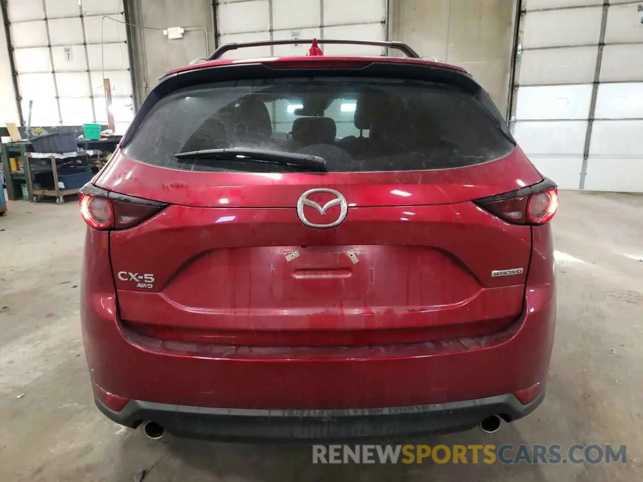 6 fotografías del automóvil dañado JM3KFBCM5M0481989 MAZDA CX-5 2021