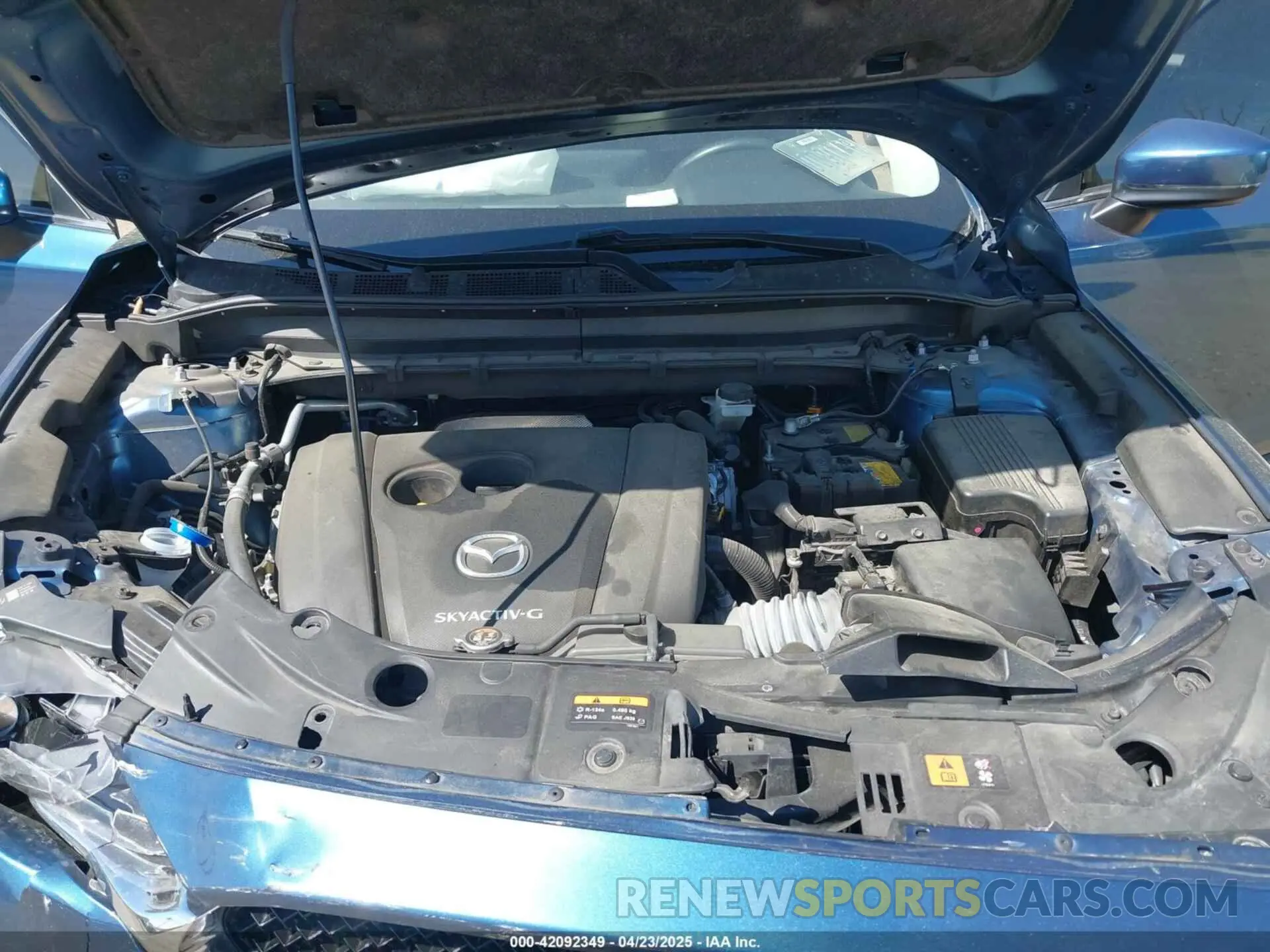 10 fotografías del automóvil dañado JM3KFBCM6M0448211 MAZDA CX-5 2021