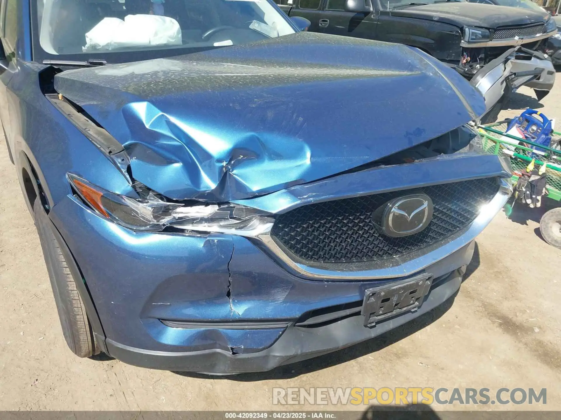 6 fotografías del automóvil dañado JM3KFBCM6M0448211 MAZDA CX-5 2021