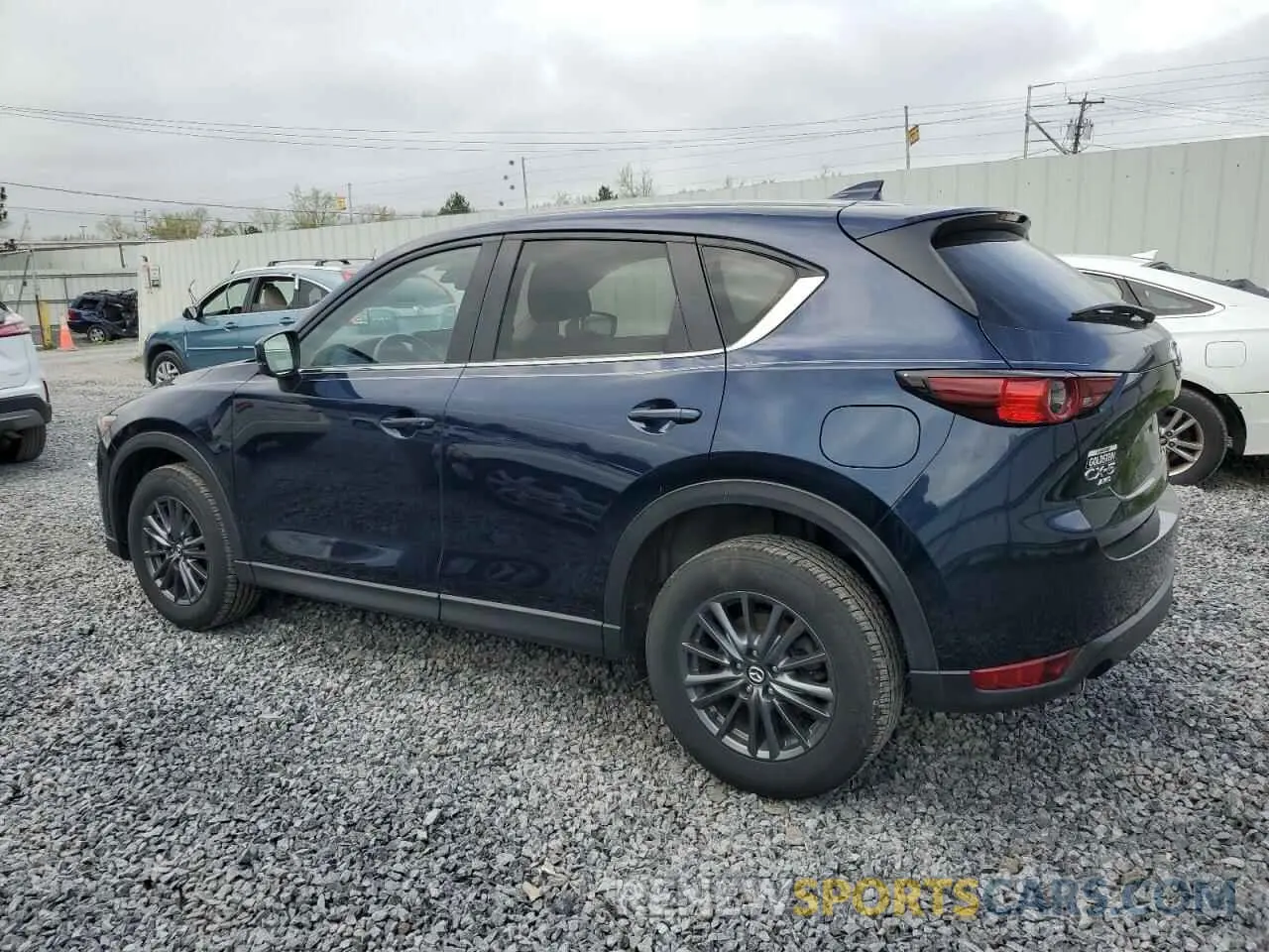 2 fotografías del automóvil dañado JM3KFBCM6M0471438 MAZDA CX-5 2021