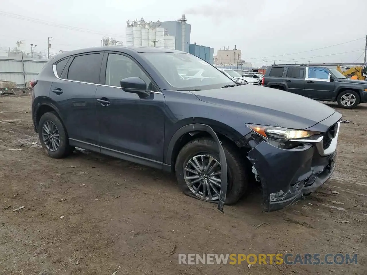 4 fotografías del automóvil dañado JM3KFBCM6M1325664 MAZDA CX-5 2021