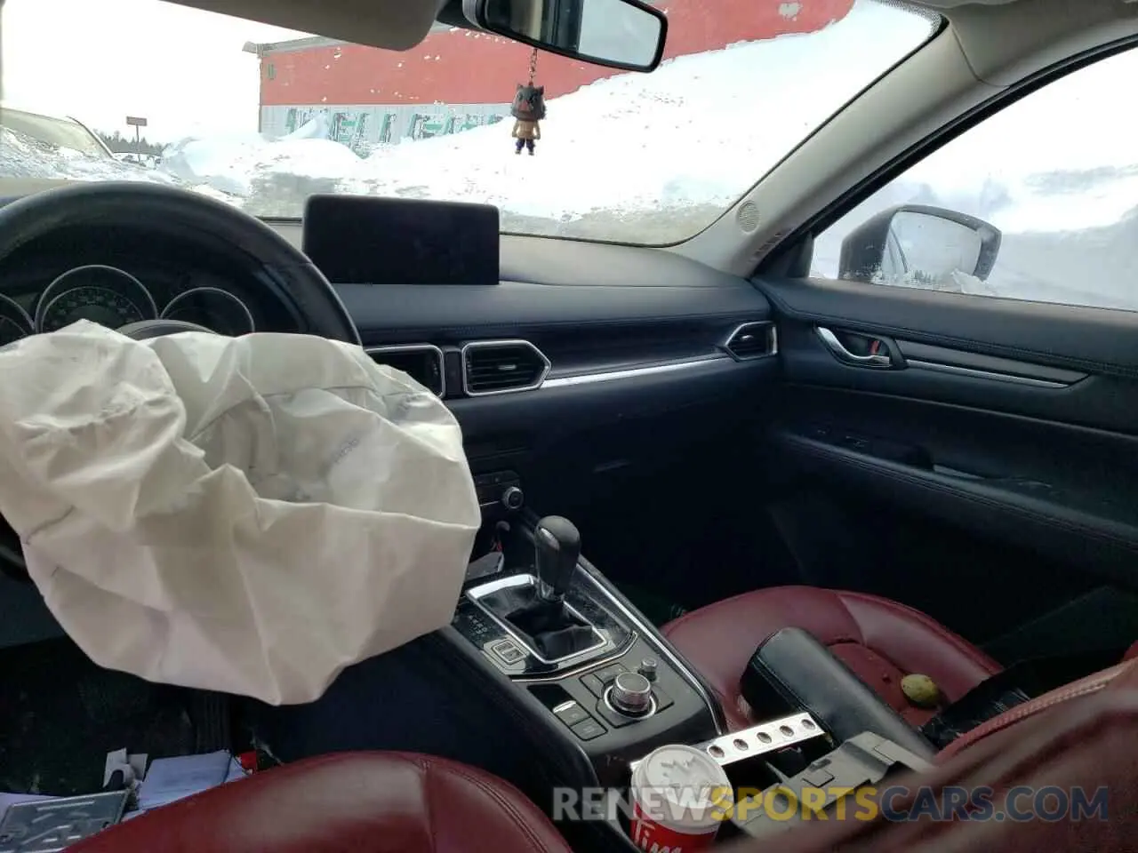 8 fotografías del automóvil dañado JM3KFBCM6M1409046 MAZDA CX-5 2021